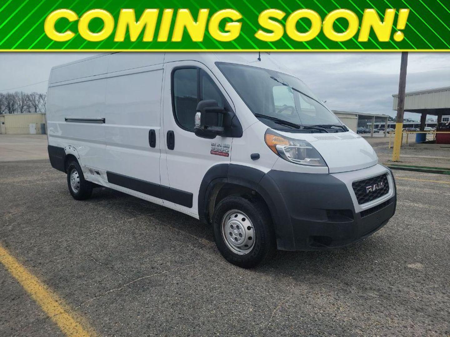 2021 Bright White Clearcoat /Black Ram ProMaster 3500 High Roof (3C6MRVJG6ME) with an V6, 3.6L engine, 6-speed automatic transmission, located at 3147 E Independence Blvd, Charlotte, NC, 28205, 35.200268, -80.773651 - <b>Equipment</b><br>Good News! This certified CARFAX 1-owner vehicle has only had one owner before you. Bluetooth technology is built into this 2021 Ram ProMaster 3500 , keeping your hands on the steering wheel and your focus on the road. Protect this 2021 Ram ProMaster 3500 from unwanted accidents - Photo#0