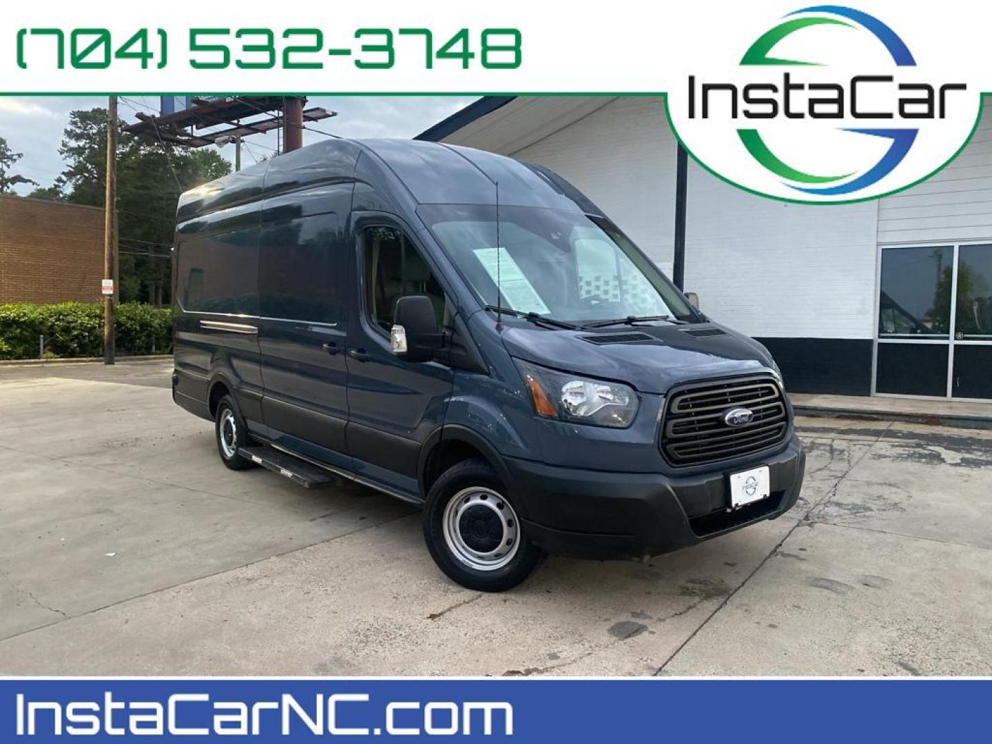 2019 Oxford White /Pewter Ford Transit Van Base w/Sliding Pass-Side Cargo Door (1FTYR3XMXKK) with an V6, 3.7L engine, 6-speed automatic transmission, located at 3147 E Independence Blvd, Charlotte, NC, 28205, 35.200268, -80.773651 - <b>Equipment</b><br>See what's behind you with the back up camera on this 2019 Ford Transit Van T-250 EL High Roof Slide. Bluetooth technology is built into this 2019 Ford Transit Van T-250 EL High Roof Slide, keeping your hands on the steering wheel and your focus on the road. Good News! This certi - Photo#0