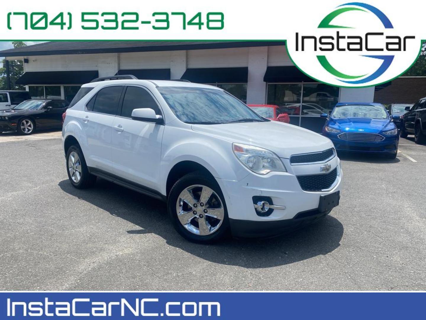 2015 Summit White /Light Titanium/Jet Black Chevrolet Equinox LT (2GNFLCE39F6) with an V6, 3.6L engine, 6-speed automatic transmission, located at 3147 E Independence Blvd, Charlotte, NC, 28205, 35.200268, -80.773651 - <b>Equipment</b><br>This 1/2 ton suv features a hands-free Bluetooth phone system. This 1/2 ton suv has satellite radio capabilities. Enjoy the heated seats in this unit you will never buy a vehicle without them. Everyone loves the comfort of having a warm seat on those cold winter days. The vehicl - Photo#0