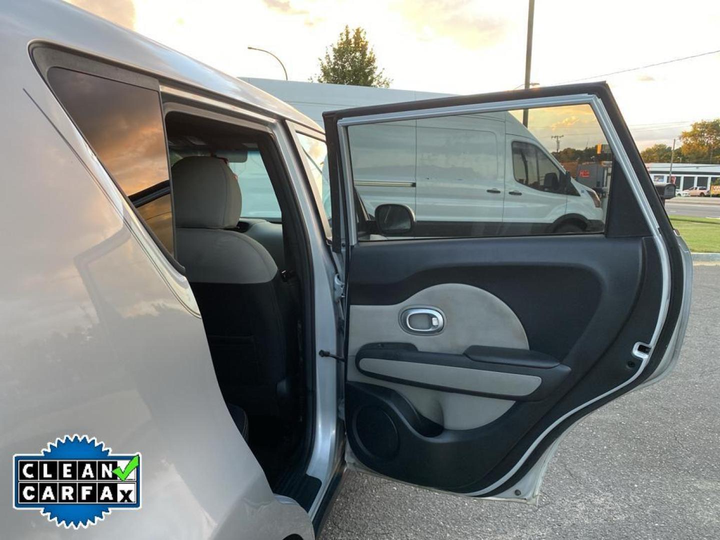 2016 Bright Silver /Gray 2-Tone Kia Soul + (KNDJP3A54G7) with an L4, 2.0L engine, 6-speed automatic transmission, located at 3147 E Independence Blvd, Charlotte, NC, 28205, 35.200268, -80.773651 - <b>Equipment</b><br>The vehicle features a hands-free Bluetooth phone system. See what's behind you with the back up camera on this Kia Soul. The Kia Soul has satellite radio capabilities. This model is equipped with the latest generation of XM/Sirius Radio. This 2016 Kia Soul has a clean CARFAX ve - Photo#20