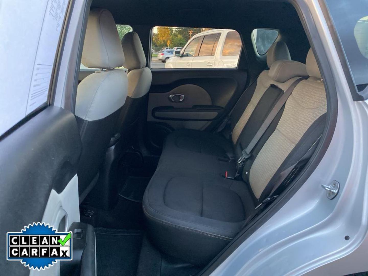 2016 Bright Silver /Gray 2-Tone Kia Soul + (KNDJP3A54G7) with an L4, 2.0L engine, 6-speed automatic transmission, located at 3147 E Independence Blvd, Charlotte, NC, 28205, 35.200268, -80.773651 - <b>Equipment</b><br>The vehicle features a hands-free Bluetooth phone system. See what's behind you with the back up camera on this Kia Soul. The Kia Soul has satellite radio capabilities. This model is equipped with the latest generation of XM/Sirius Radio. This 2016 Kia Soul has a clean CARFAX ve - Photo#23