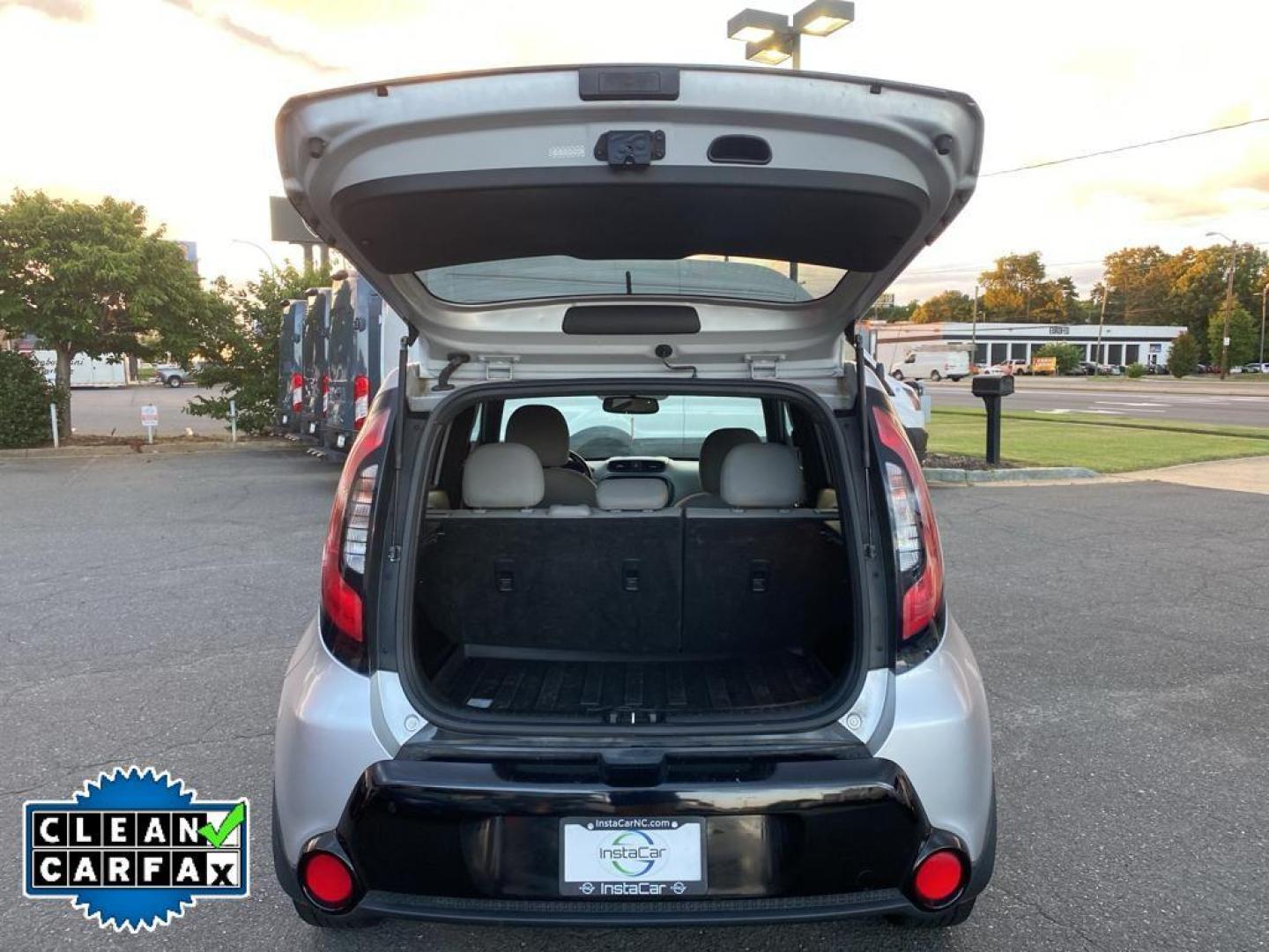 2016 Bright Silver /Gray 2-Tone Kia Soul + (KNDJP3A54G7) with an L4, 2.0L engine, 6-speed automatic transmission, located at 3147 E Independence Blvd, Charlotte, NC, 28205, 35.200268, -80.773651 - <b>Equipment</b><br>The vehicle features a hands-free Bluetooth phone system. See what's behind you with the back up camera on this Kia Soul. The Kia Soul has satellite radio capabilities. This model is equipped with the latest generation of XM/Sirius Radio. This 2016 Kia Soul has a clean CARFAX ve - Photo#30