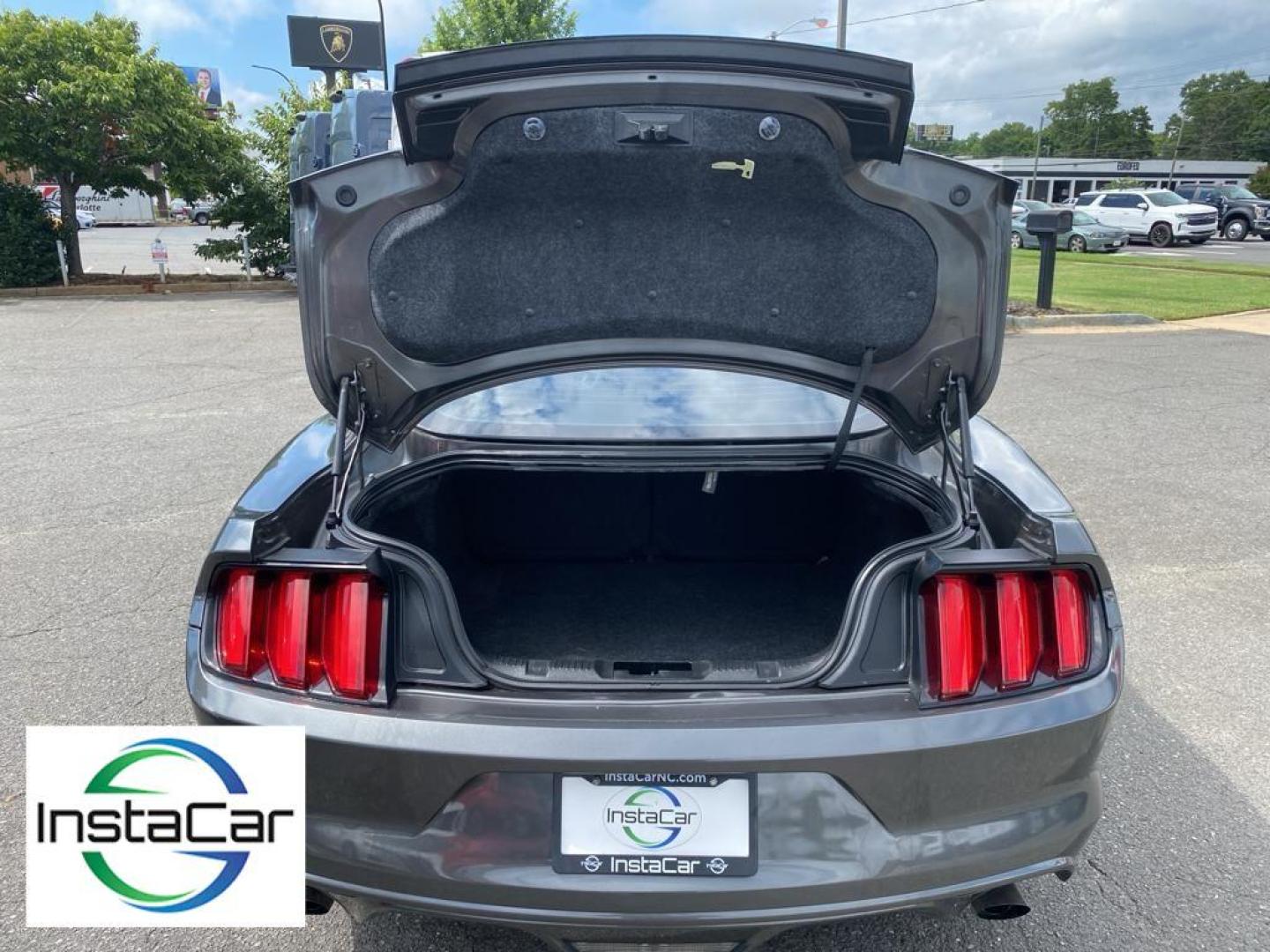 2017 Magnetic Metallic /Ebony Ford Mustang EcoBoost (1FA6P8TH6H5) with an L4, 2.3L engine, Manual 6-Speed transmission, located at 3147 E Independence Blvd, Charlotte, NC, 28205, 35.200268, -80.773651 - <b>Equipment</b><br>The HID headlamps on the Ford Mustang light your way like never before. Bluetooth technology is built into this vehicle, keeping your hands on the steering wheel and your focus on the road. Protect this small car from unwanted accidents with a cutting edge backup camera system. I - Photo#27