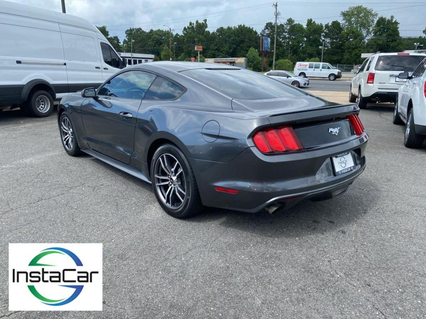 2017 Magnetic Metallic /Ebony Ford Mustang EcoBoost (1FA6P8TH6H5) with an L4, 2.3L engine, Manual 6-Speed transmission, located at 3147 E Independence Blvd, Charlotte, NC, 28205, 35.200268, -80.773651 - <b>Equipment</b><br>The HID headlamps on the Ford Mustang light your way like never before. Bluetooth technology is built into this vehicle, keeping your hands on the steering wheel and your focus on the road. Protect this small car from unwanted accidents with a cutting edge backup camera system. I - Photo#8