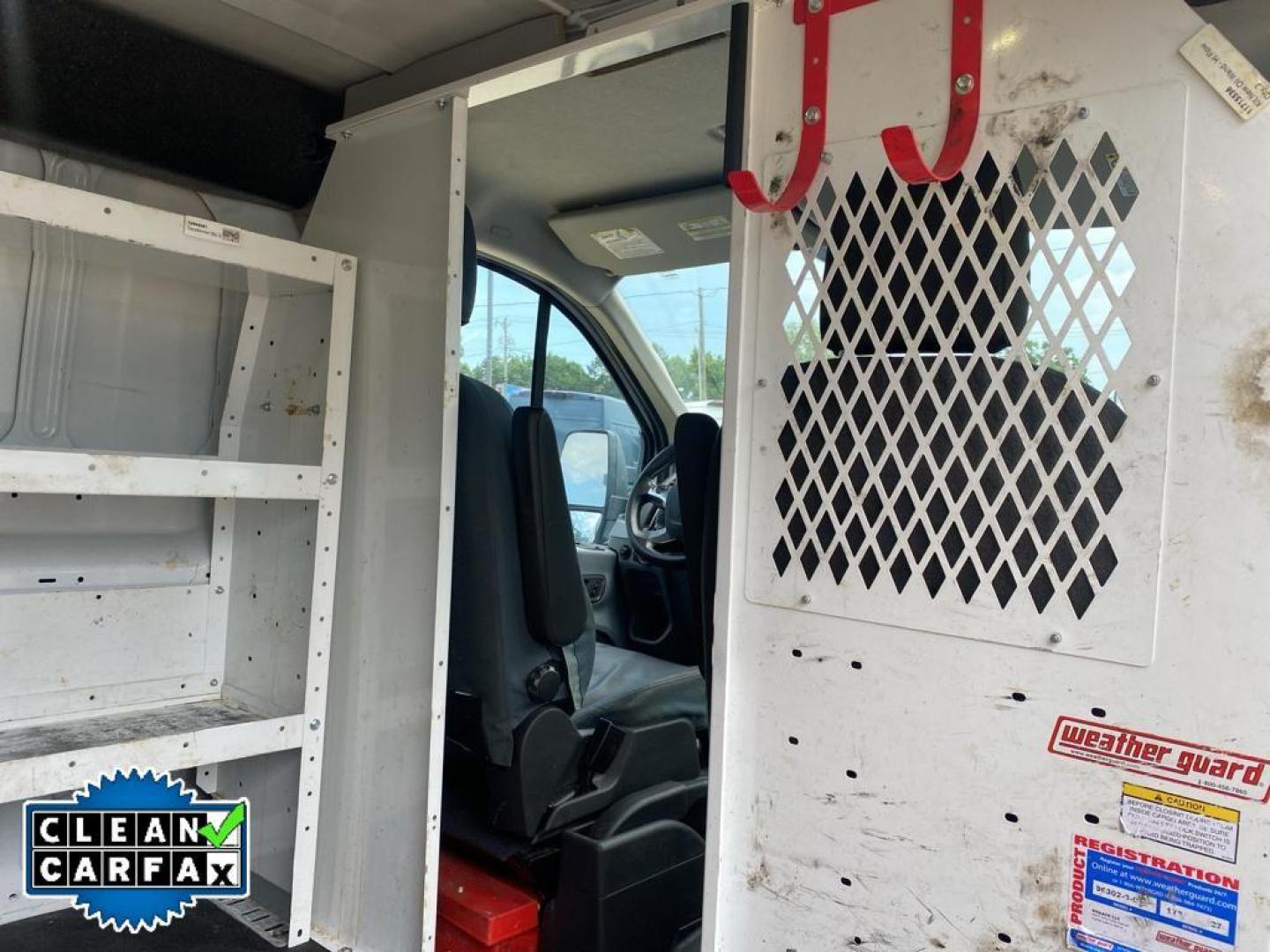 2018 Oxford White /Charcoal Ford Transit Van Base w/60/40 Pass-Side Cargo Doors (1FTYE1ZM4JK) with an V6, 3.7L engine, 6-speed automatic transmission, located at 3147 E Independence Blvd, Charlotte, NC, 28205, 35.200268, -80.773651 - Photo#23