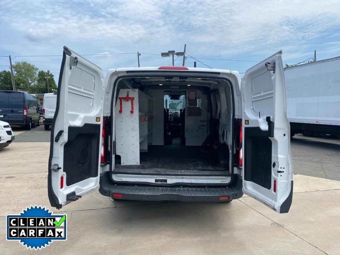 2018 Oxford White /Charcoal Ford Transit Van Base w/60/40 Pass-Side Cargo Doors (1FTYE1ZM4JK) with an V6, 3.7L engine, 6-speed automatic transmission, located at 3147 E Independence Blvd, Charlotte, NC, 28205, 35.200268, -80.773651 - Photo#25