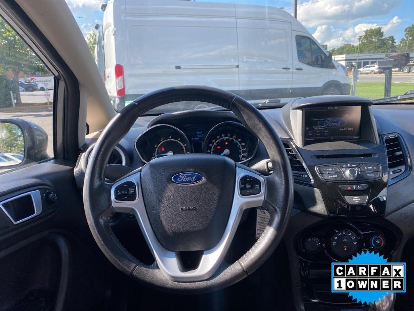 2014 Storm Gray Metallic /Charcoal Black w/Red Stitching Ford Fiesta SE (3FADP4EJ9EM) with an L4, 1.6L engine, 5-speed manual transmission, located at 3147 E Independence Blvd, Charlotte, NC, 28205, 35.200268, -80.773651 - <b>Equipment</b><br>This 2014 Ford Fiesta features a hands-free Bluetooth phone system. This vehicle is a certified CARFAX 1-owner. This vehicle has a L4, 1.6L high output engine. Front wheel drive on this 2014 Ford Fiesta gives you better traction and better fuel economy. Set the temperature exac - Photo#28