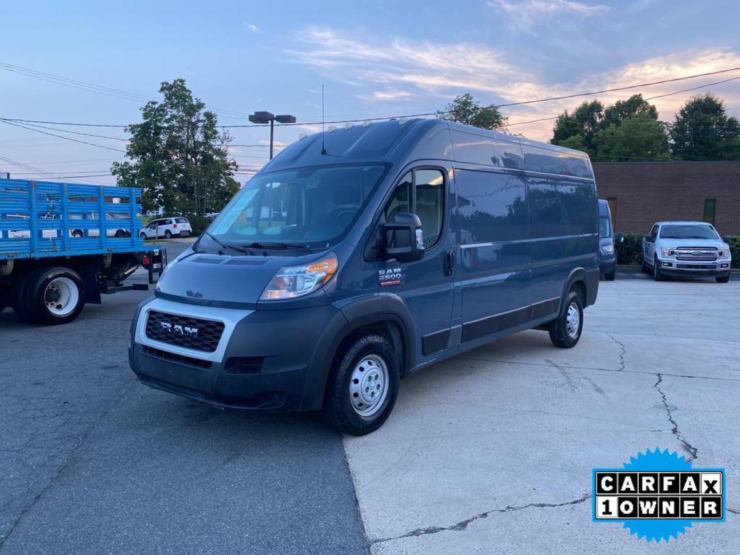 2019 Patriot Blue Pearlcoat /Black Ram ProMaster 2500 High Roof (3C6TRVDG7KE) with an V6, 3.6L engine, 6-speed automatic transmission, located at 3147 E Independence Blvd, Charlotte, NC, 28205, 35.200268, -80.773651 - Photo#8