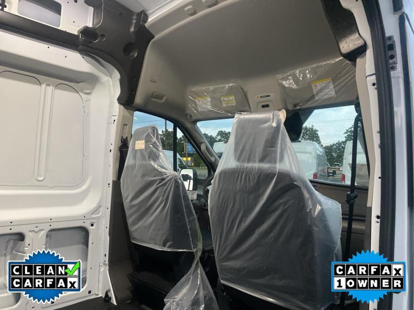 2022 Oxford White /Dark Palazzo Gray Ford Transit Van Base w/11,000 lb. GVWR (1FTRU8XG9NK) with an V6, 3.5L engine, 10-speed automatic transmission, located at 3147 E Independence Blvd, Charlotte, NC, 28205, 35.200268, -80.773651 - <b>Equipment</b><br>Protect this 2022 Ford Transit Van T-350HD EL High Roof from unwanted accidents with a cutting edge backup camera system. This vehicle is a certified CARFAX 1-owner. Our dealership has already run the CARFAX report and it is clean. A clean CARFAX is a great asset for resale valu - Photo#28