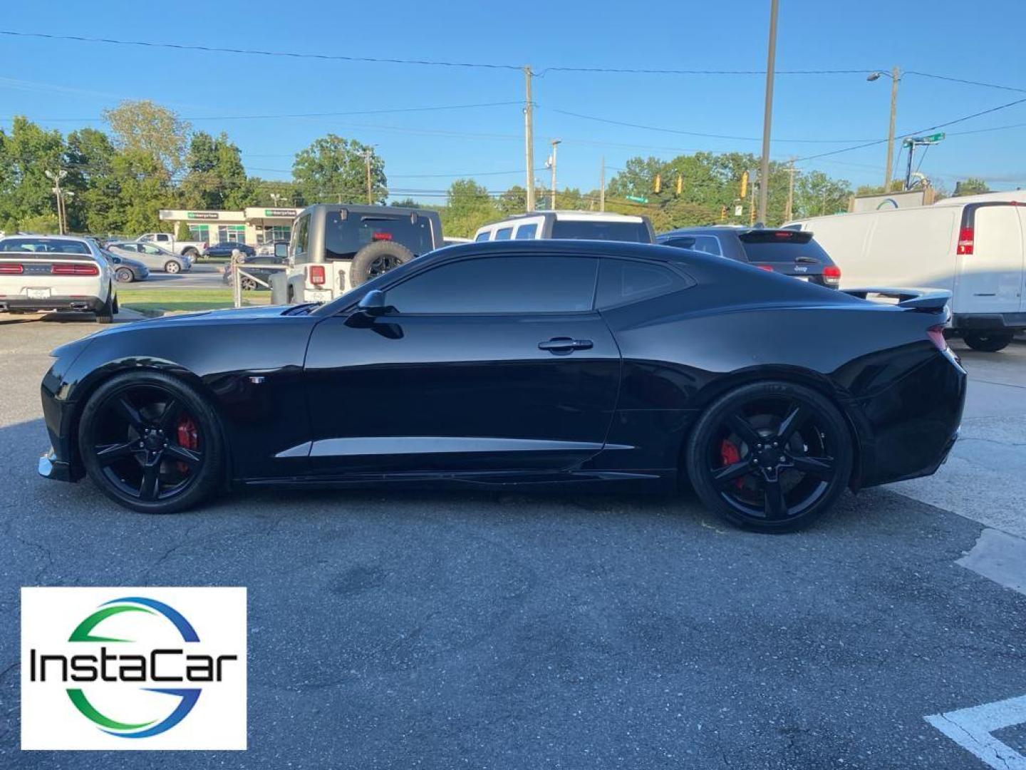 2017 black /Jet Black Chevrolet Camaro 2SS (1G1FH1R71H0) with an V8, 6.2L engine, 8-speed automatic transmission, located at 3147 E Independence Blvd, Charlotte, NC, 28205, 35.200268, -80.773651 - <b>Equipment</b><br>This vehicle has a premium sound system installed. Protect the vehicle from unwanted accidents with a cutting edge backup camera system. The HID headlamps on this vehicle light your way like never before. The rear parking assist technology on this Chevrolet Camaro will put you at - Photo#12