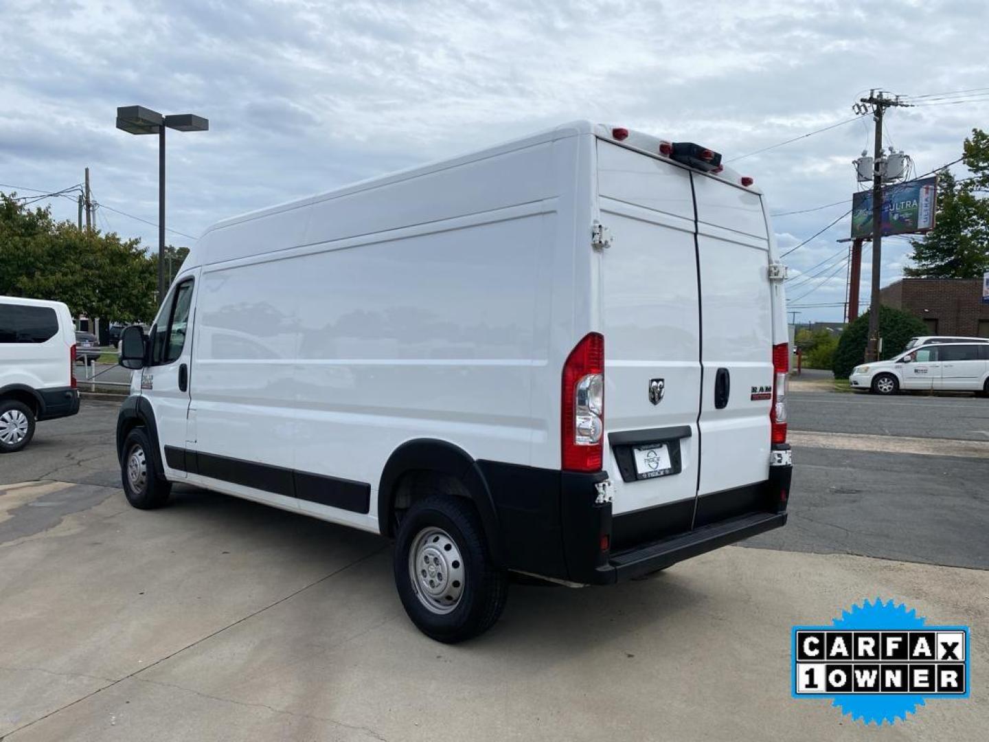 2021 Bright White Clearcoat /Black Ram ProMaster 2500 High Roof (3C6LRVDG8ME) with an V6, 3.6L engine, 6-speed automatic transmission, located at 3147 E Independence Blvd, Charlotte, NC, 28205, 35.200268, -80.773651 - <b>Equipment</b><br>Protect the Ram ProMaster 2500 from unwanted accidents with a cutting edge backup camera system. This vehicle is a certified CARFAX 1-owner. This unit features a hands-free Bluetooth phone system. Quickly unlock this model with keyless entry. Set the temperature exactly where you - Photo#11