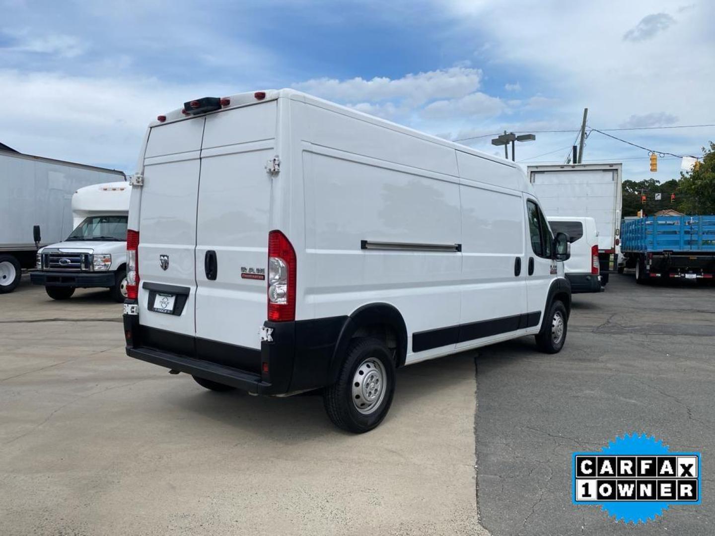 2021 Bright White Clearcoat /Black Ram ProMaster 2500 High Roof (3C6LRVDG8ME) with an V6, 3.6L engine, 6-speed automatic transmission, located at 3147 E Independence Blvd, Charlotte, NC, 28205, 35.200268, -80.773651 - <b>Equipment</b><br>Protect the Ram ProMaster 2500 from unwanted accidents with a cutting edge backup camera system. This vehicle is a certified CARFAX 1-owner. This unit features a hands-free Bluetooth phone system. Quickly unlock this model with keyless entry. Set the temperature exactly where you - Photo#13