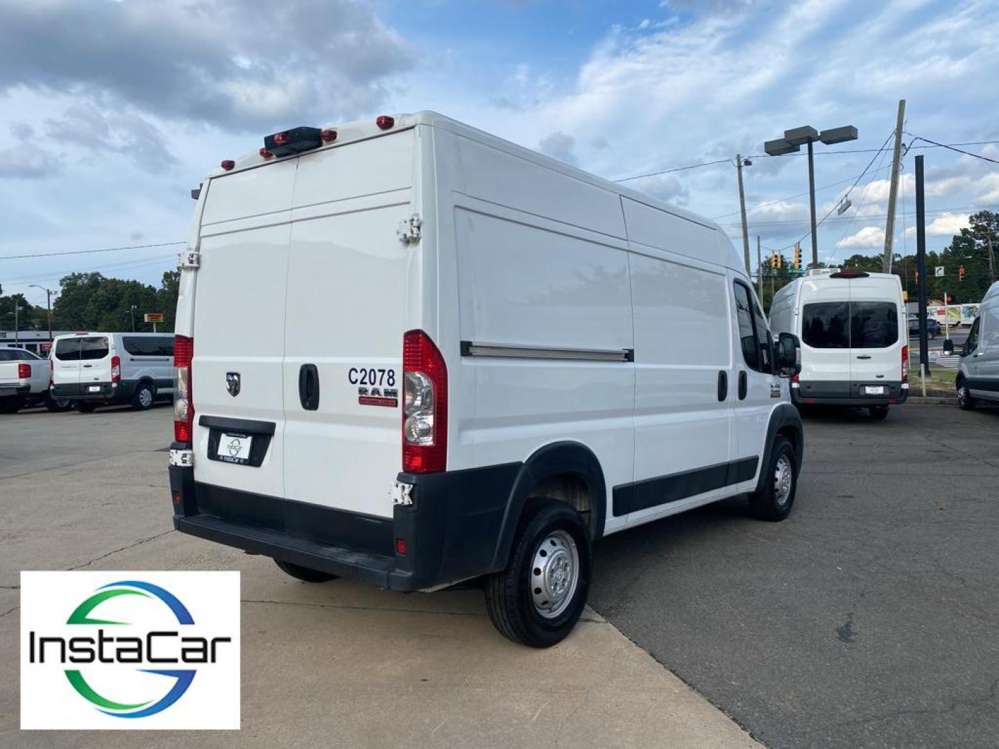 2019 Bright White Clearcoat /Black Ram ProMaster 1500 High Roof 136WB (3C6TRVBG8KE) with an V6, 3.6L engine, 6-speed automatic transmission, located at 3147 E Independence Blvd, Charlotte, NC, 28205, 35.200268, -80.773651 - <b>Equipment</b><br>It features a hands-free Bluetooth phone system. See what's behind you with the back up camera on this 2019 Ram ProMaster 1500 . This unit shines with clean polished lines coated with an elegant white finish. The Ram ProMaster 1500 has a V6, 3.6L high output engine. Maintaining a - Photo#12