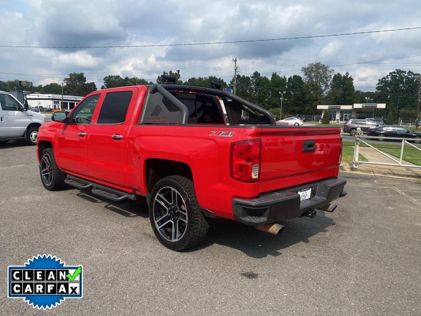 2016 Red Hot /Jet Black Chevrolet Silverado LTZ (3GCUKSECXGG) with an V8, 5.3L engine, 8-speed automatic transmission, located at 3147 E Independence Blvd, Charlotte, NC, 28205, 35.200268, -80.773651 - <b>Equipment</b><br>This vehicle features a hands-free Bluetooth phone system. The rear parking assist technology on this 1/2 ton pickup will put you at ease when reversing. The system alerts you as you get closer to an obstruction. This 1/2 ton pickup stays safely in its lane with Lane Keep Assist - Photo#12