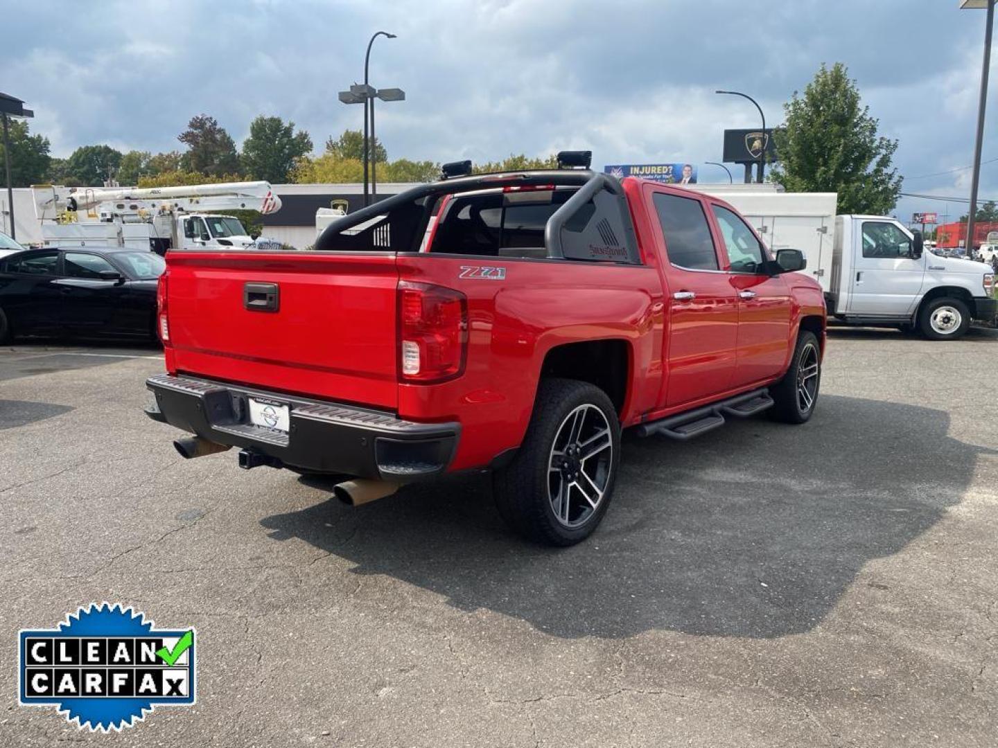 2016 Red Hot /Jet Black Chevrolet Silverado LTZ (3GCUKSECXGG) with an V8, 5.3L engine, 8-speed automatic transmission, located at 3147 E Independence Blvd, Charlotte, NC, 28205, 35.200268, -80.773651 - <b>Equipment</b><br>This vehicle features a hands-free Bluetooth phone system. The rear parking assist technology on this 1/2 ton pickup will put you at ease when reversing. The system alerts you as you get closer to an obstruction. This 1/2 ton pickup stays safely in its lane with Lane Keep Assist - Photo#14