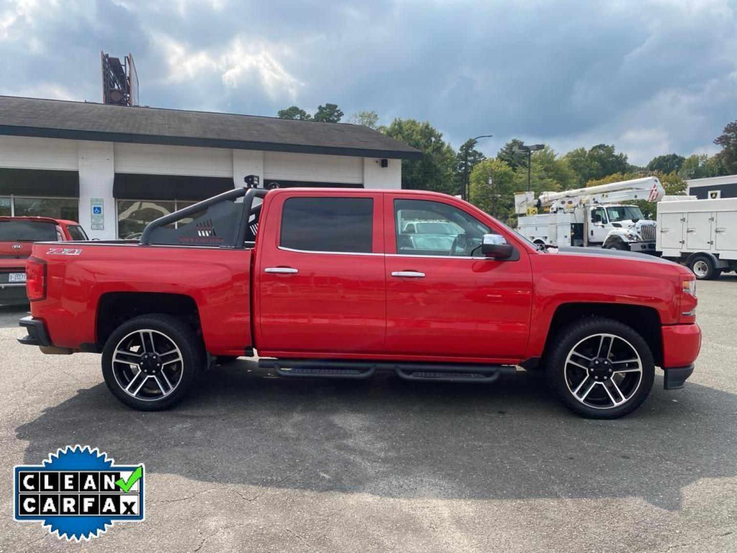 2016 Red Hot /Jet Black Chevrolet Silverado LTZ (3GCUKSECXGG) with an V8, 5.3L engine, 8-speed automatic transmission, located at 3147 E Independence Blvd, Charlotte, NC, 28205, 35.200268, -80.773651 - <b>Equipment</b><br>This vehicle features a hands-free Bluetooth phone system. The rear parking assist technology on this 1/2 ton pickup will put you at ease when reversing. The system alerts you as you get closer to an obstruction. This 1/2 ton pickup stays safely in its lane with Lane Keep Assist - Photo#15