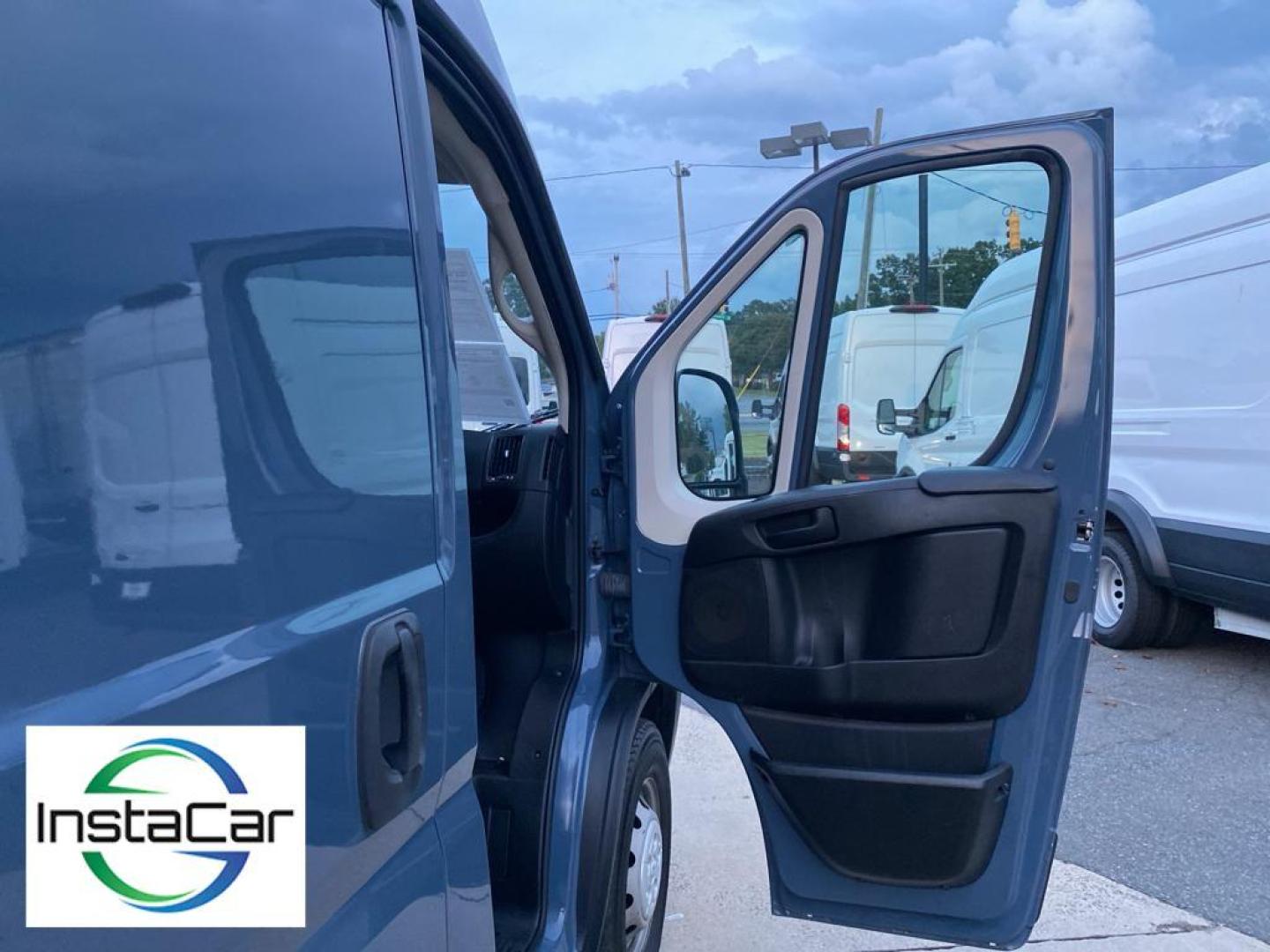 2019 Patriot Blue Pearlcoat /Black Ram ProMaster 3500 High Roof (3C6URVJG2KE) with an V6, 3.6L engine, 6-speed automatic transmission, located at 3147 E Independence Blvd, Charlotte, NC, 28205, 35.200268, -80.773651 - <b>Equipment</b><br>Bluetooth technology is built into it, keeping your hands on the steering wheel and your focus on the road. See what's behind you with the back up camera on this 2019 Ram ProMaster 3500 . Impresses the most discerning driver with the deep polished blue exterior on this Ram ProMas - Photo#16