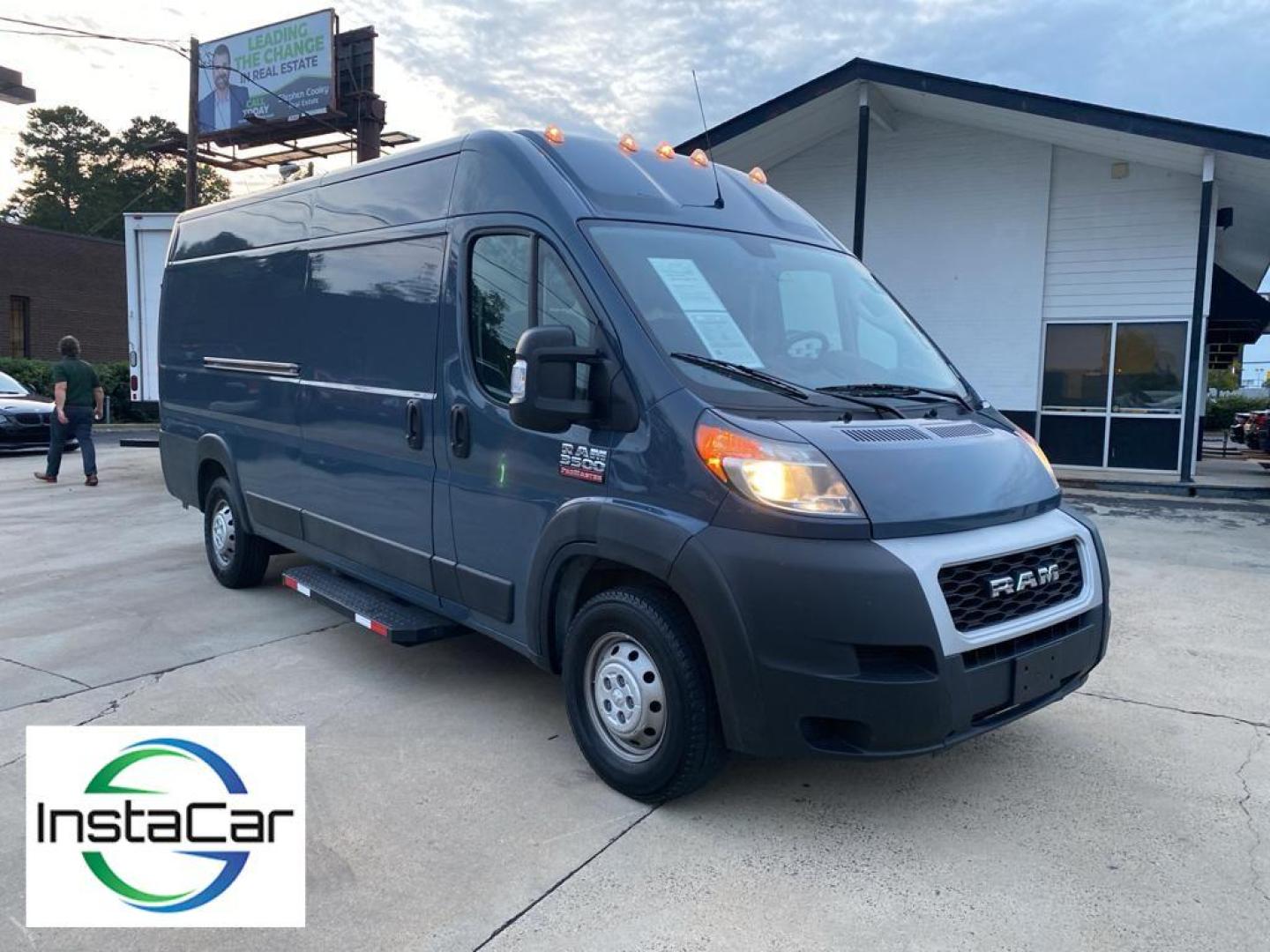 2019 Patriot Blue Pearlcoat /Black Ram ProMaster 3500 High Roof (3C6URVJG2KE) with an V6, 3.6L engine, 6-speed automatic transmission, located at 3147 E Independence Blvd, Charlotte, NC, 28205, 35.200268, -80.773651 - <b>Equipment</b><br>Bluetooth technology is built into it, keeping your hands on the steering wheel and your focus on the road. See what's behind you with the back up camera on this 2019 Ram ProMaster 3500 . Impresses the most discerning driver with the deep polished blue exterior on this Ram ProMas - Photo#1