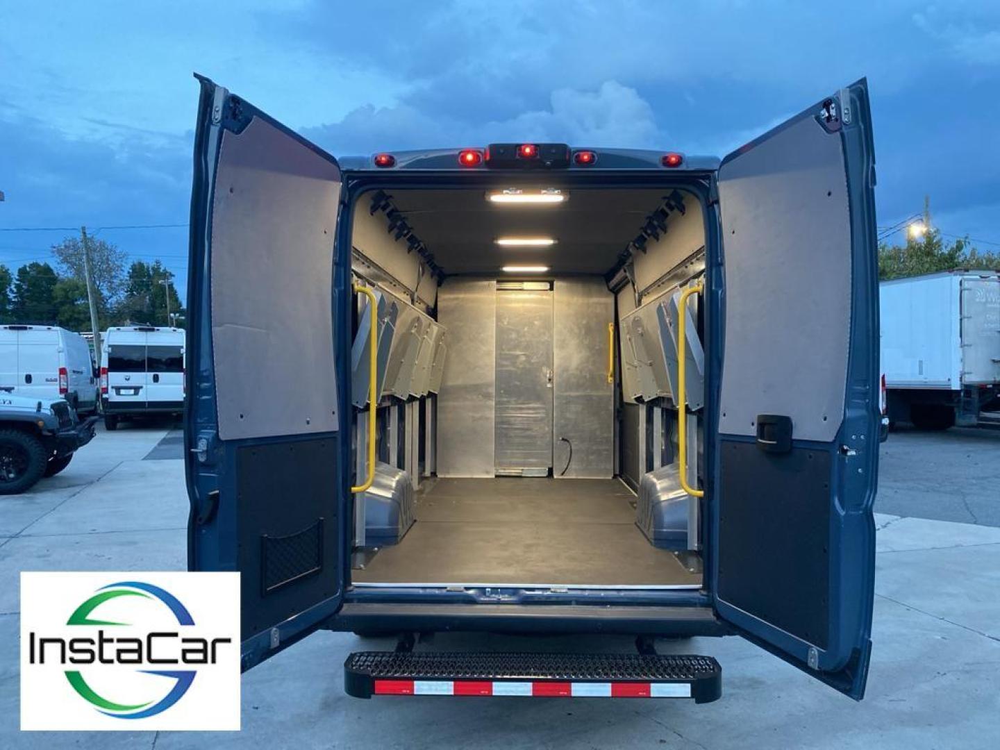 2019 Patriot Blue Pearlcoat /Black Ram ProMaster 3500 High Roof (3C6URVJG2KE) with an V6, 3.6L engine, 6-speed automatic transmission, located at 3147 E Independence Blvd, Charlotte, NC, 28205, 35.200268, -80.773651 - <b>Equipment</b><br>Bluetooth technology is built into it, keeping your hands on the steering wheel and your focus on the road. See what's behind you with the back up camera on this 2019 Ram ProMaster 3500 . Impresses the most discerning driver with the deep polished blue exterior on this Ram ProMas - Photo#21