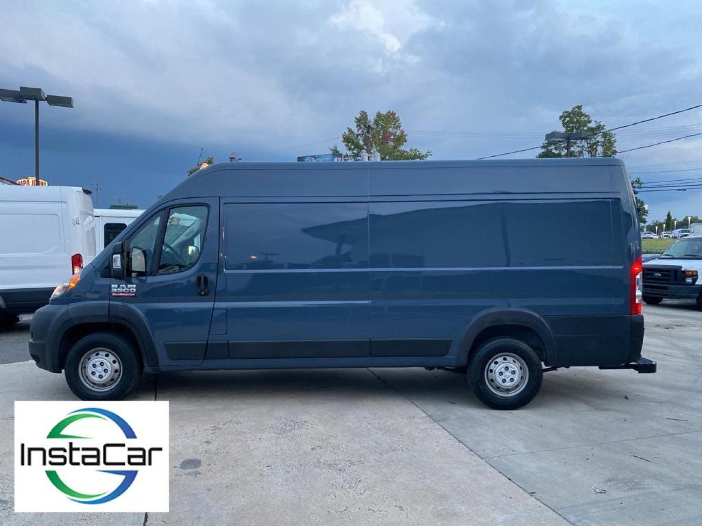 2019 Patriot Blue Pearlcoat /Black Ram ProMaster 3500 High Roof (3C6URVJG2KE) with an V6, 3.6L engine, 6-speed automatic transmission, located at 3147 E Independence Blvd, Charlotte, NC, 28205, 35.200268, -80.773651 - <b>Equipment</b><br>Bluetooth technology is built into it, keeping your hands on the steering wheel and your focus on the road. See what's behind you with the back up camera on this 2019 Ram ProMaster 3500 . Impresses the most discerning driver with the deep polished blue exterior on this Ram ProMas - Photo#4