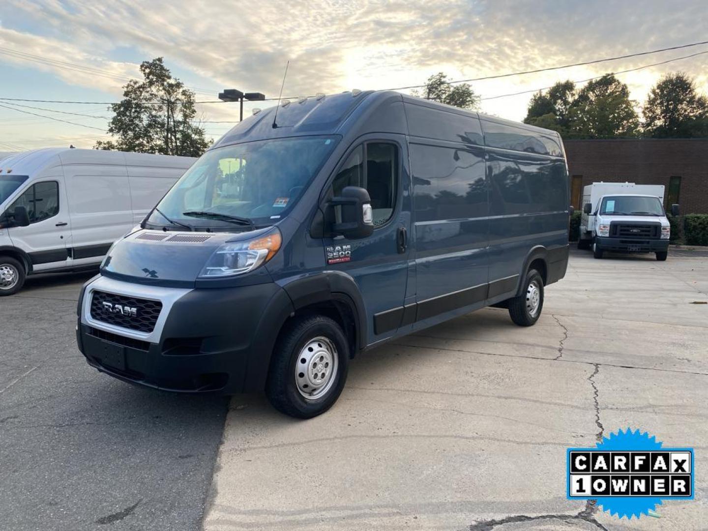 2019 Blue /Black Ram ProMaster 3500 High Roof (3C6URVJG9KE) with an V6, 3.6L engine, 6-speed automatic transmission, located at 3147 E Independence Blvd, Charlotte, NC, 28205, 35.200268, -80.773651 - <b>Equipment</b><br>Bluetooth technology is built into it, keeping your hands on the steering wheel and your focus on the road. This vehicle is a certified CARFAX 1-owner. See what's behind you with the back up camera on this unit. This vehicle has a V6, 3.6L high output engine. This 2019 Ram ProMas - Photo#9