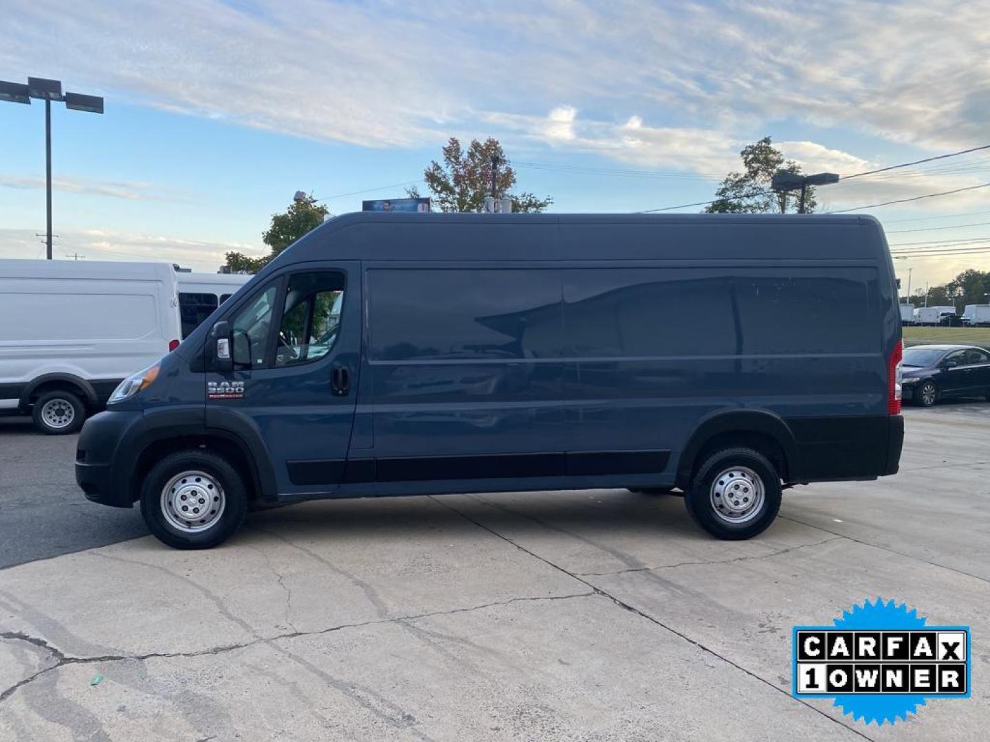 2019 Blue /Black Ram ProMaster 3500 High Roof (3C6URVJG9KE) with an V6, 3.6L engine, 6-speed automatic transmission, located at 3147 E Independence Blvd, Charlotte, NC, 28205, 35.200268, -80.773651 - <b>Equipment</b><br>Bluetooth technology is built into it, keeping your hands on the steering wheel and your focus on the road. This vehicle is a certified CARFAX 1-owner. See what's behind you with the back up camera on this unit. This vehicle has a V6, 3.6L high output engine. This 2019 Ram ProMas - Photo#10