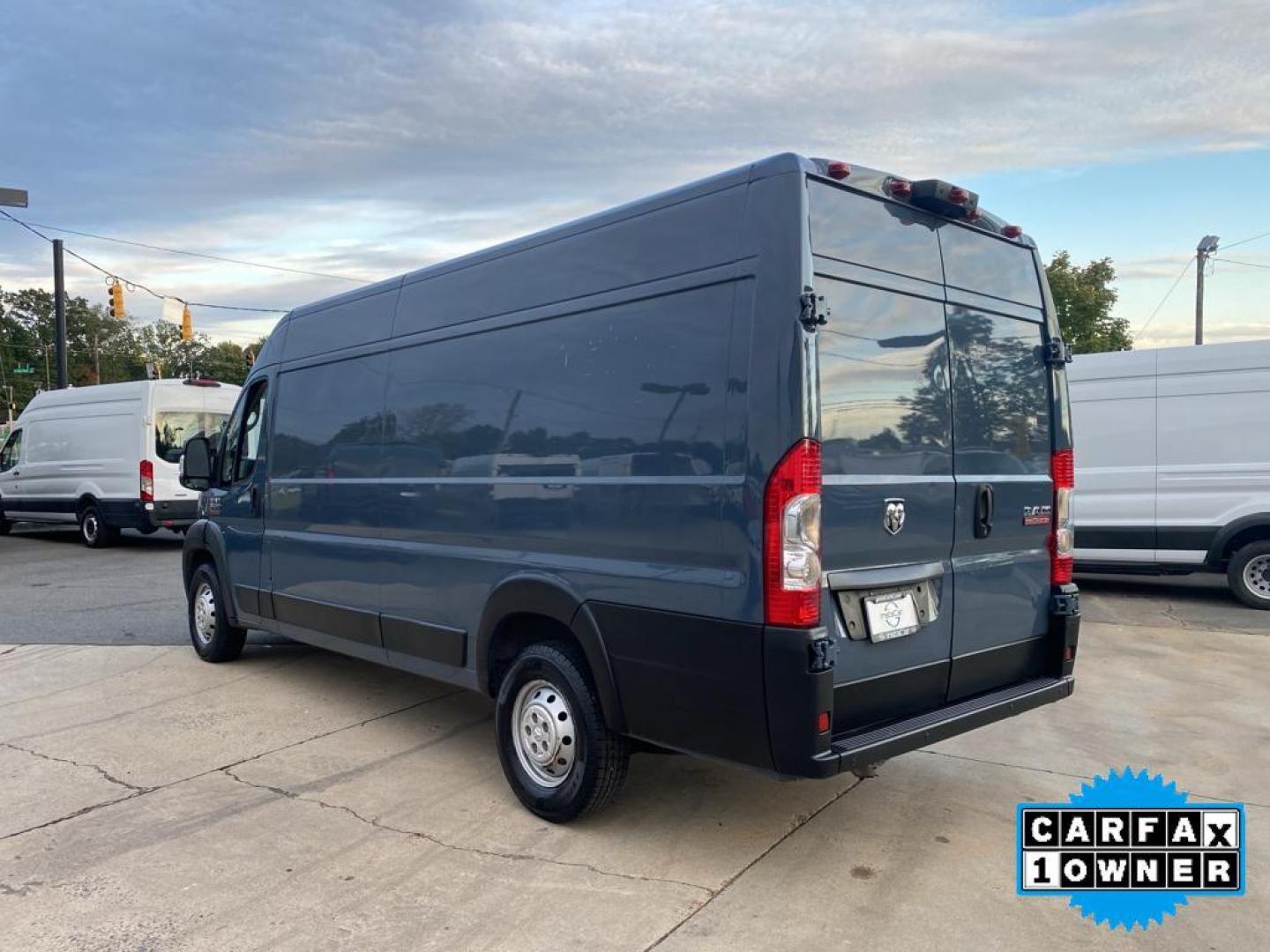 2019 Blue /Black Ram ProMaster 3500 High Roof (3C6URVJG9KE) with an V6, 3.6L engine, 6-speed automatic transmission, located at 3147 E Independence Blvd, Charlotte, NC, 28205, 35.200268, -80.773651 - <b>Equipment</b><br>Bluetooth technology is built into it, keeping your hands on the steering wheel and your focus on the road. This vehicle is a certified CARFAX 1-owner. See what's behind you with the back up camera on this unit. This vehicle has a V6, 3.6L high output engine. This 2019 Ram ProMas - Photo#11