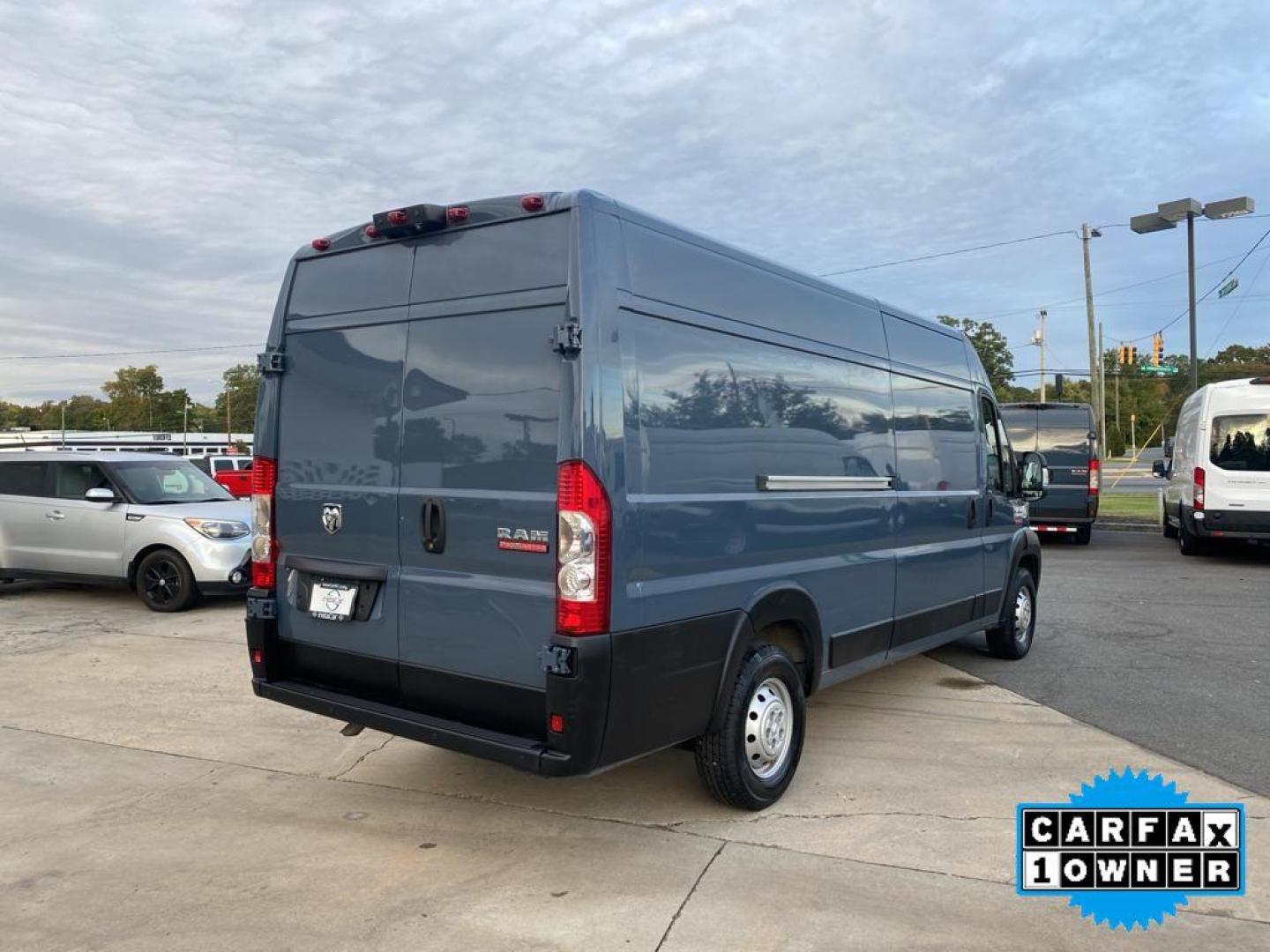 2019 Blue /Black Ram ProMaster 3500 High Roof (3C6URVJG9KE) with an V6, 3.6L engine, 6-speed automatic transmission, located at 3147 E Independence Blvd, Charlotte, NC, 28205, 35.200268, -80.773651 - <b>Equipment</b><br>Bluetooth technology is built into it, keeping your hands on the steering wheel and your focus on the road. This vehicle is a certified CARFAX 1-owner. See what's behind you with the back up camera on this unit. This vehicle has a V6, 3.6L high output engine. This 2019 Ram ProMas - Photo#13