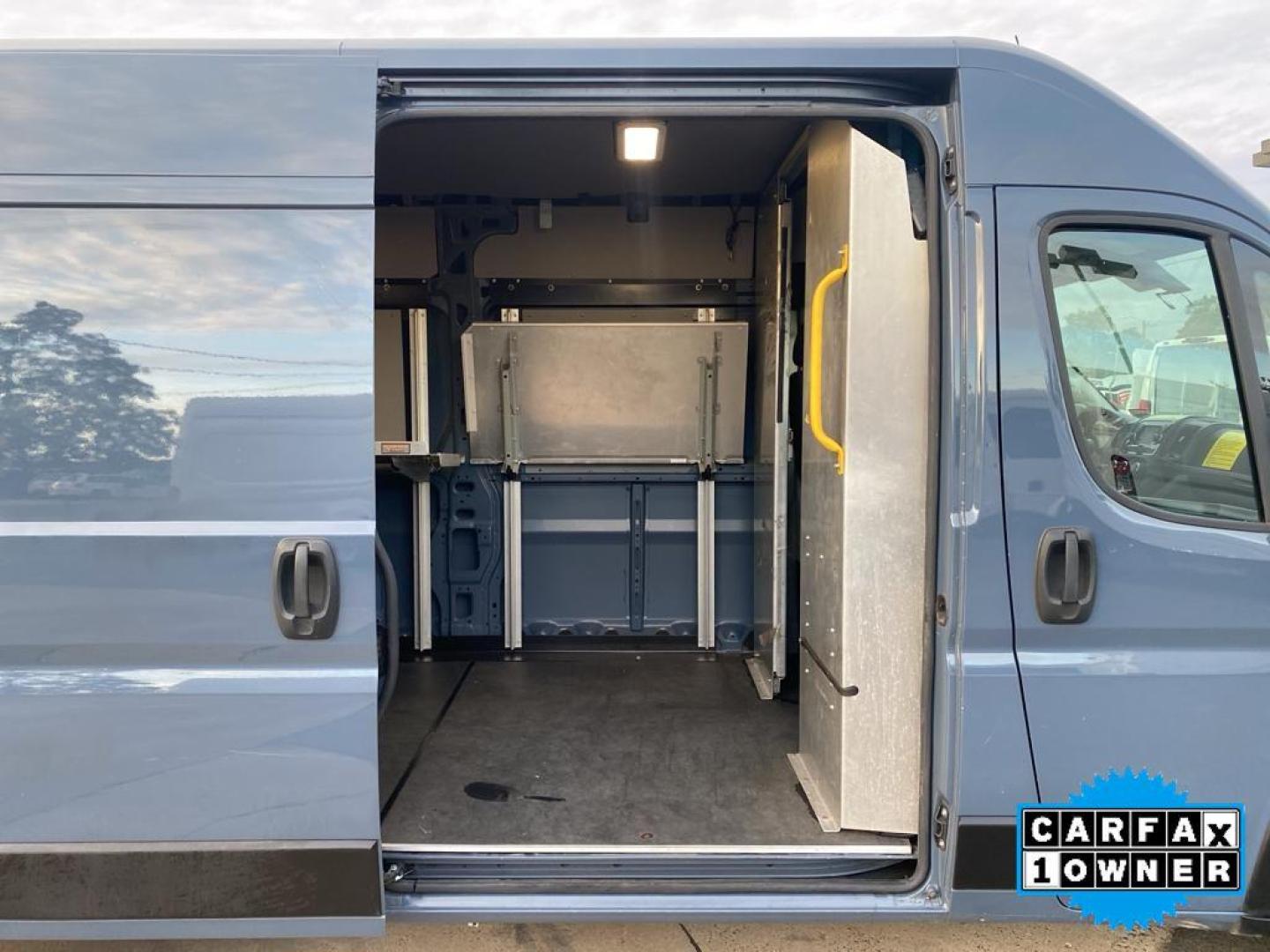 2019 Blue /Black Ram ProMaster 3500 High Roof (3C6URVJG9KE) with an V6, 3.6L engine, 6-speed automatic transmission, located at 3147 E Independence Blvd, Charlotte, NC, 28205, 35.200268, -80.773651 - <b>Equipment</b><br>Bluetooth technology is built into it, keeping your hands on the steering wheel and your focus on the road. This vehicle is a certified CARFAX 1-owner. See what's behind you with the back up camera on this unit. This vehicle has a V6, 3.6L high output engine. This 2019 Ram ProMas - Photo#22