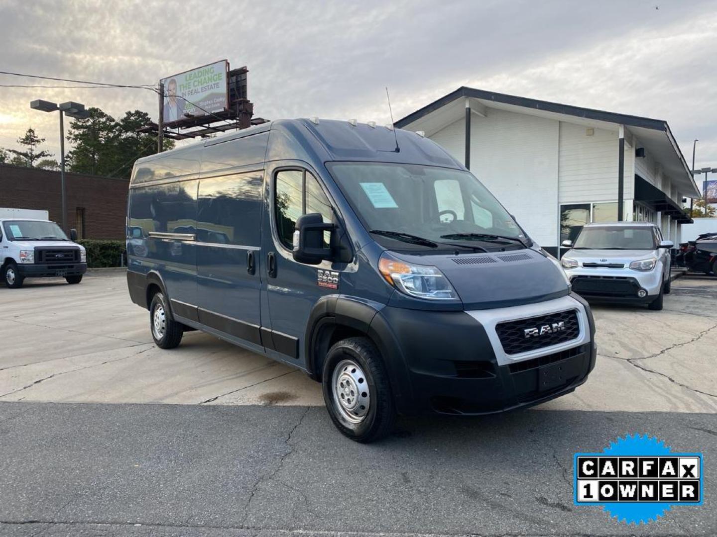 2019 Blue /Black Ram ProMaster 3500 High Roof (3C6URVJG9KE) with an V6, 3.6L engine, 6-speed automatic transmission, located at 3147 E Independence Blvd, Charlotte, NC, 28205, 35.200268, -80.773651 - <b>Equipment</b><br>Bluetooth technology is built into it, keeping your hands on the steering wheel and your focus on the road. This vehicle is a certified CARFAX 1-owner. See what's behind you with the back up camera on this unit. This vehicle has a V6, 3.6L high output engine. This 2019 Ram ProMas - Photo#7