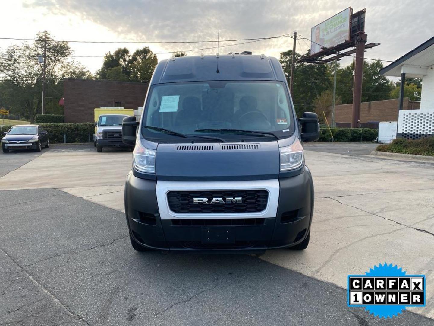 2019 Blue /Black Ram ProMaster 3500 High Roof (3C6URVJG9KE) with an V6, 3.6L engine, 6-speed automatic transmission, located at 3147 E Independence Blvd, Charlotte, NC, 28205, 35.200268, -80.773651 - <b>Equipment</b><br>Bluetooth technology is built into it, keeping your hands on the steering wheel and your focus on the road. This vehicle is a certified CARFAX 1-owner. See what's behind you with the back up camera on this unit. This vehicle has a V6, 3.6L high output engine. This 2019 Ram ProMas - Photo#8