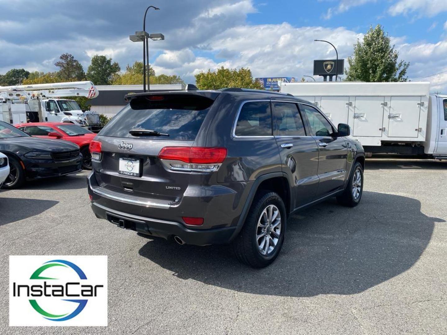 2015 Granite Crystal Metallic Clearcoat /Black Jeep Grand Cherokee Limited (1C4RJEBG5FC) with an V6, 3.6L engine, 8-speed automatic transmission, located at 3147 E Independence Blvd, Charlotte, NC, 28205, 35.200268, -80.773651 - Discover exceptional comfort and performance with this 2015 Jeep Grand Cherokee Limited. This well-maintained SUV comes equipped with a robust V6, 3.6L engine paired with rear-wheel drive, offering a dynamic and smooth driving experience. <br><br>The interior is designed to impress with premium leat - Photo#12