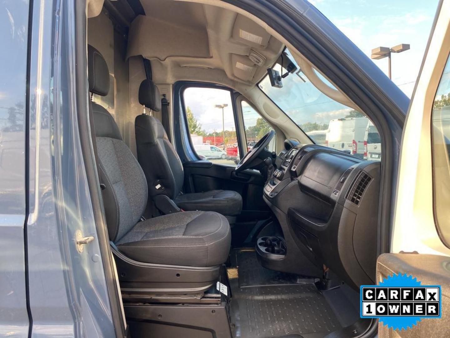 2019 Patriot Blue Pearlcoat /Black Ram ProMaster 3500 High Roof (3C6URVJG6KE) with an V6, 3.6L engine, 6-speed automatic transmission, located at 3147 E Independence Blvd, Charlotte, NC, 28205, 35.200268, -80.773651 - <b>Equipment</b><br>See what's behind you with the back up camera on this 2019 Ram ProMaster 3500 . This Ram ProMaster 3500 features a hands-free Bluetooth phone system. This vehicle is a certified CARFAX 1-owner. The vehicle is front wheel drive. This 2019 Ram ProMaster 3500 shines with an exquisi - Photo#22