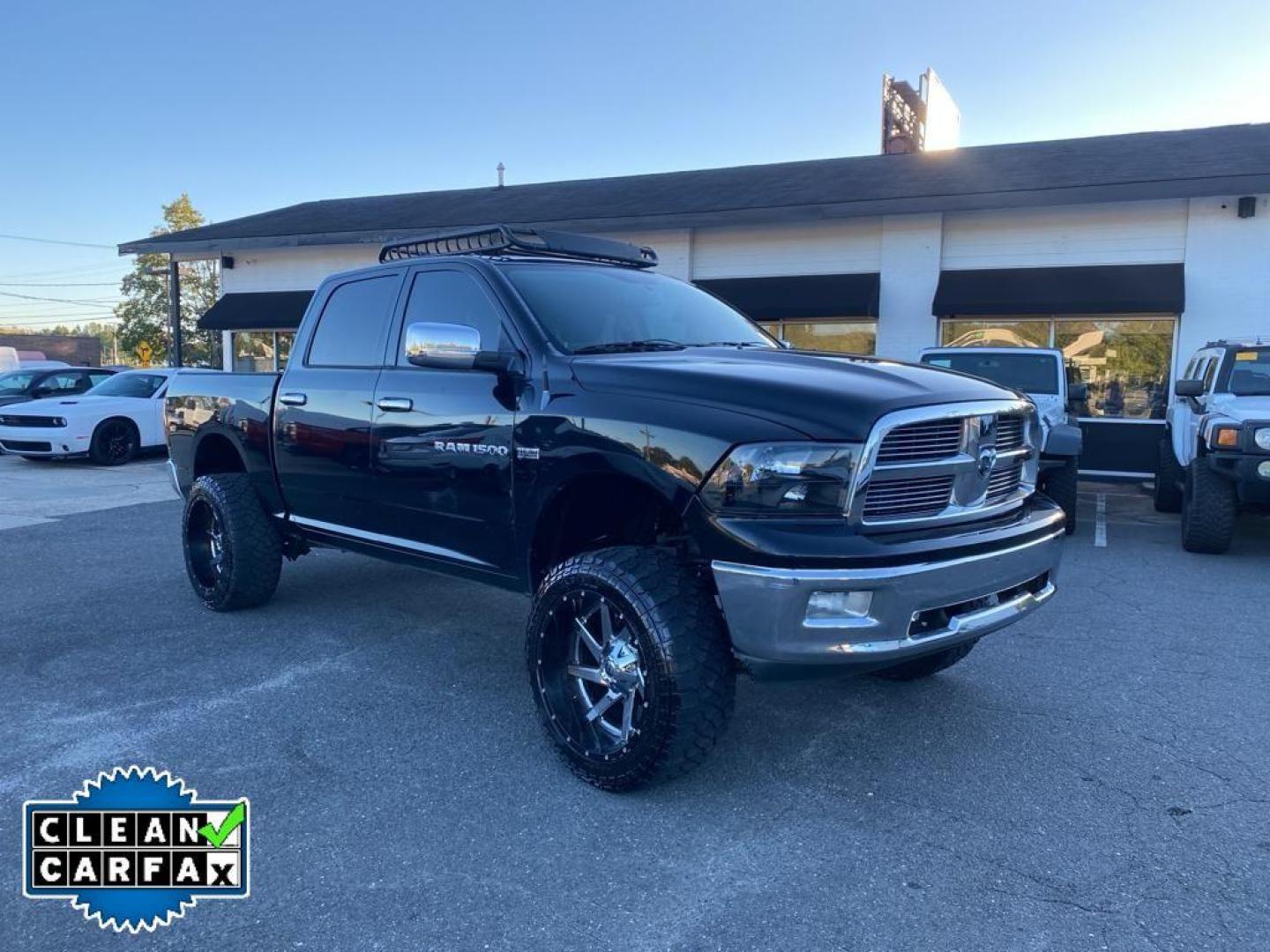 2012 Black Clearcoat /Medium Greystone/Dark Slate Ram 1500 Big Horn (1C6RD7LTXCS) with an V8, 5.7L engine, 6-speed automatic transmission, located at 3147 E Independence Blvd, Charlotte, NC, 28205, 35.200268, -80.773651 - <b>Equipment</b><br>This Ram 1500 has a clean CARFAX vehicle history report. Nothing dresses up a vehicle better than a set of high end premium wheels. The satellite radio system in it gives you access to hundreds of nation-wide radio stations with a clear digital signal. This Ram 1500 features a h - Photo#4