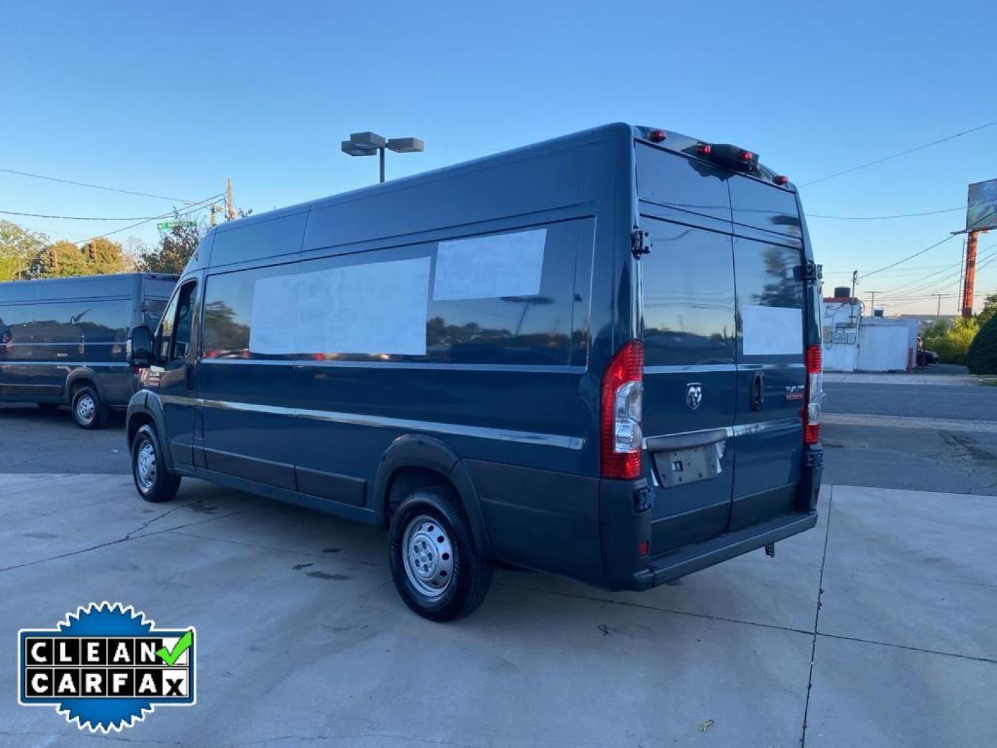 2019 Patriot Blue Pearlcoat /Black Ram ProMaster 3500 High Roof (3C6URVJG4KE) with an V6, 3.6L engine, 6-speed automatic transmission, located at 3147 E Independence Blvd, Charlotte, NC, 28205, 35.200268, -80.773651 - <b>Equipment</b><br>See what's behind you with the back up camera on this Ram ProMaster 3500. Our dealership has already run the CARFAX report and it is clean. A clean CARFAX is a great asset for resale value in the future. This 2019 Ram ProMaster 3500 features a hands-free Bluetooth phone system. - Photo#9