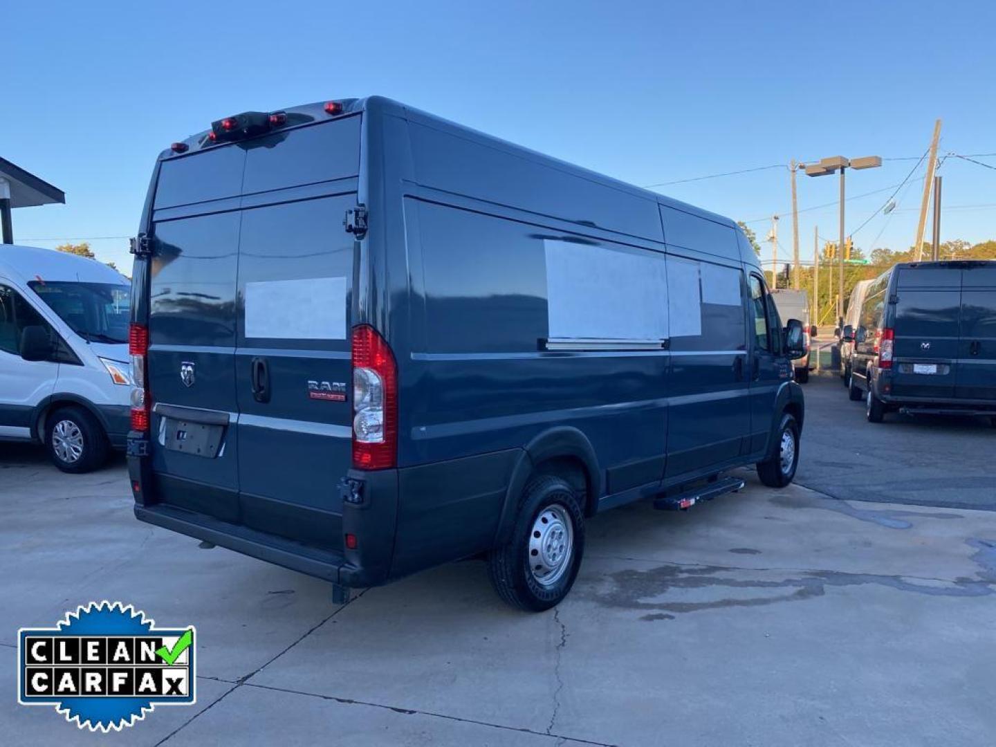 2019 Patriot Blue Pearlcoat /Black Ram ProMaster 3500 High Roof (3C6URVJG4KE) with an V6, 3.6L engine, 6-speed automatic transmission, located at 3147 E Independence Blvd, Charlotte, NC, 28205, 35.200268, -80.773651 - <b>Equipment</b><br>See what's behind you with the back up camera on this Ram ProMaster 3500. Our dealership has already run the CARFAX report and it is clean. A clean CARFAX is a great asset for resale value in the future. This 2019 Ram ProMaster 3500 features a hands-free Bluetooth phone system. - Photo#11