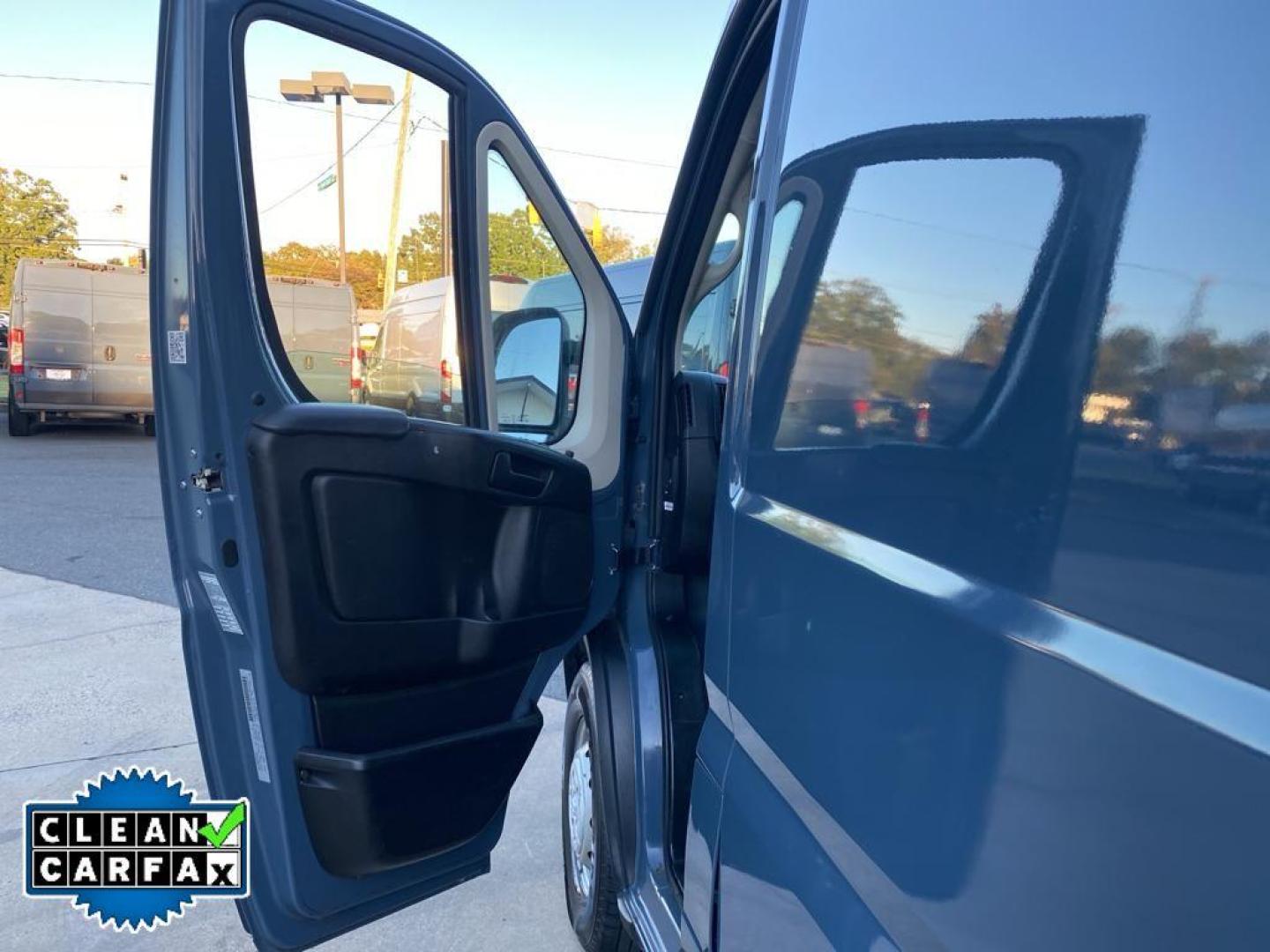 2019 Patriot Blue Pearlcoat /Black Ram ProMaster 3500 High Roof (3C6URVJG4KE) with an V6, 3.6L engine, 6-speed automatic transmission, located at 3147 E Independence Blvd, Charlotte, NC, 28205, 35.200268, -80.773651 - <b>Equipment</b><br>See what's behind you with the back up camera on this Ram ProMaster 3500. Our dealership has already run the CARFAX report and it is clean. A clean CARFAX is a great asset for resale value in the future. This 2019 Ram ProMaster 3500 features a hands-free Bluetooth phone system. - Photo#17