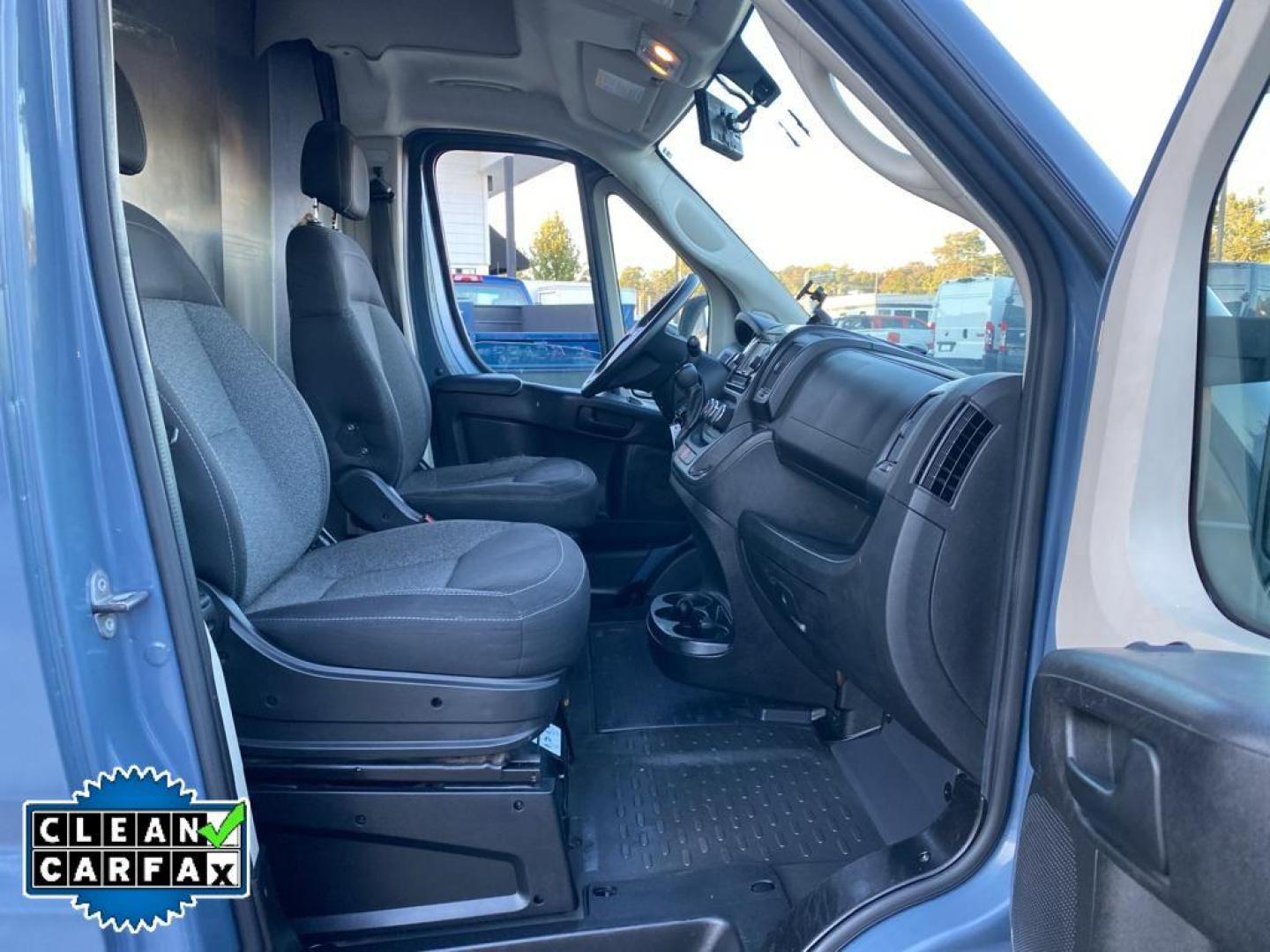 2019 Patriot Blue Pearlcoat /Black Ram ProMaster 3500 High Roof (3C6URVJG4KE) with an V6, 3.6L engine, 6-speed automatic transmission, located at 3147 E Independence Blvd, Charlotte, NC, 28205, 35.200268, -80.773651 - <b>Equipment</b><br>See what's behind you with the back up camera on this Ram ProMaster 3500. Our dealership has already run the CARFAX report and it is clean. A clean CARFAX is a great asset for resale value in the future. This 2019 Ram ProMaster 3500 features a hands-free Bluetooth phone system. - Photo#20