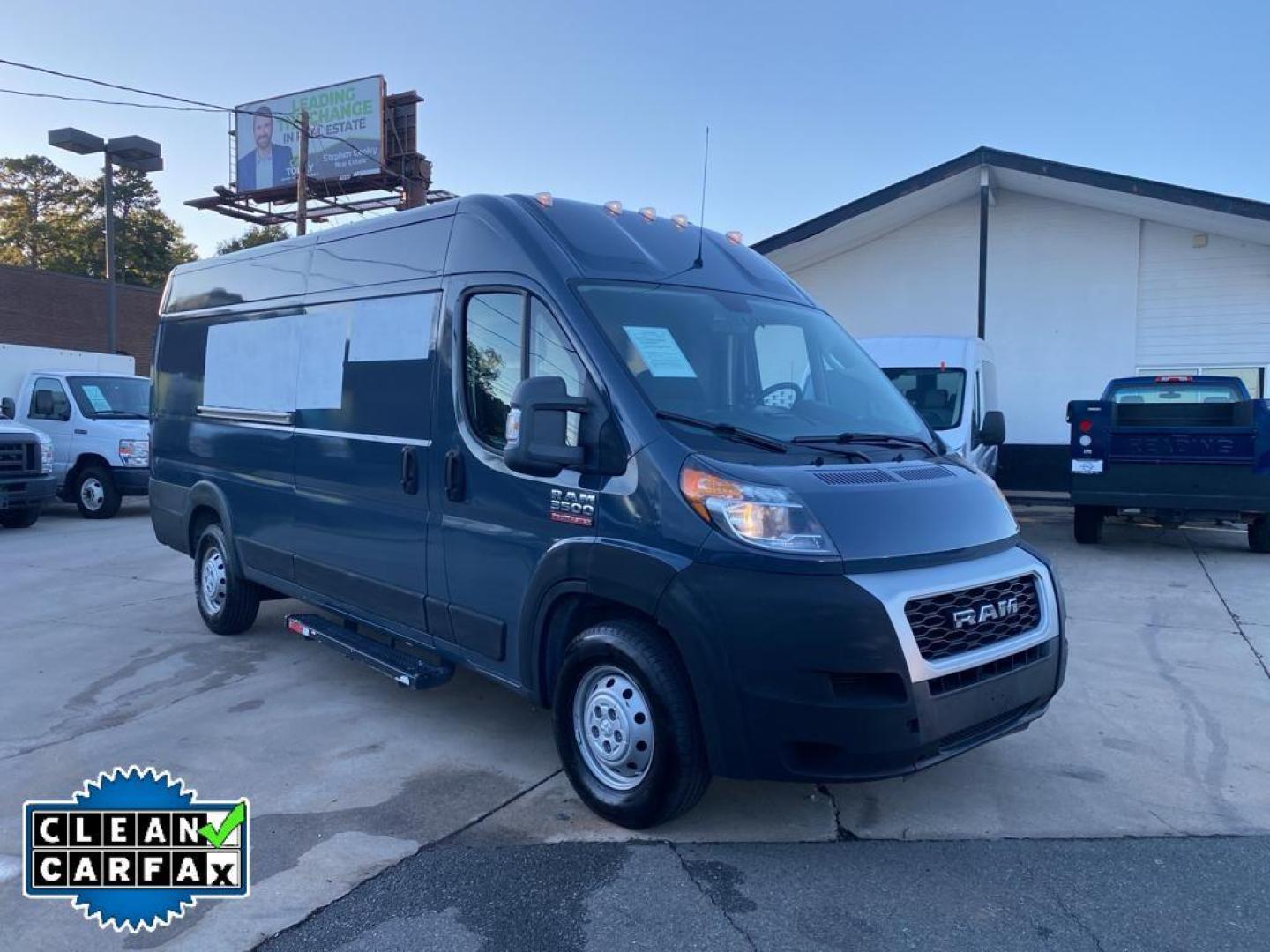 2019 Patriot Blue Pearlcoat /Black Ram ProMaster 3500 High Roof (3C6URVJG4KE) with an V6, 3.6L engine, 6-speed automatic transmission, located at 3147 E Independence Blvd, Charlotte, NC, 28205, 35.200268, -80.773651 - <b>Equipment</b><br>See what's behind you with the back up camera on this Ram ProMaster 3500. Our dealership has already run the CARFAX report and it is clean. A clean CARFAX is a great asset for resale value in the future. This 2019 Ram ProMaster 3500 features a hands-free Bluetooth phone system. - Photo#5