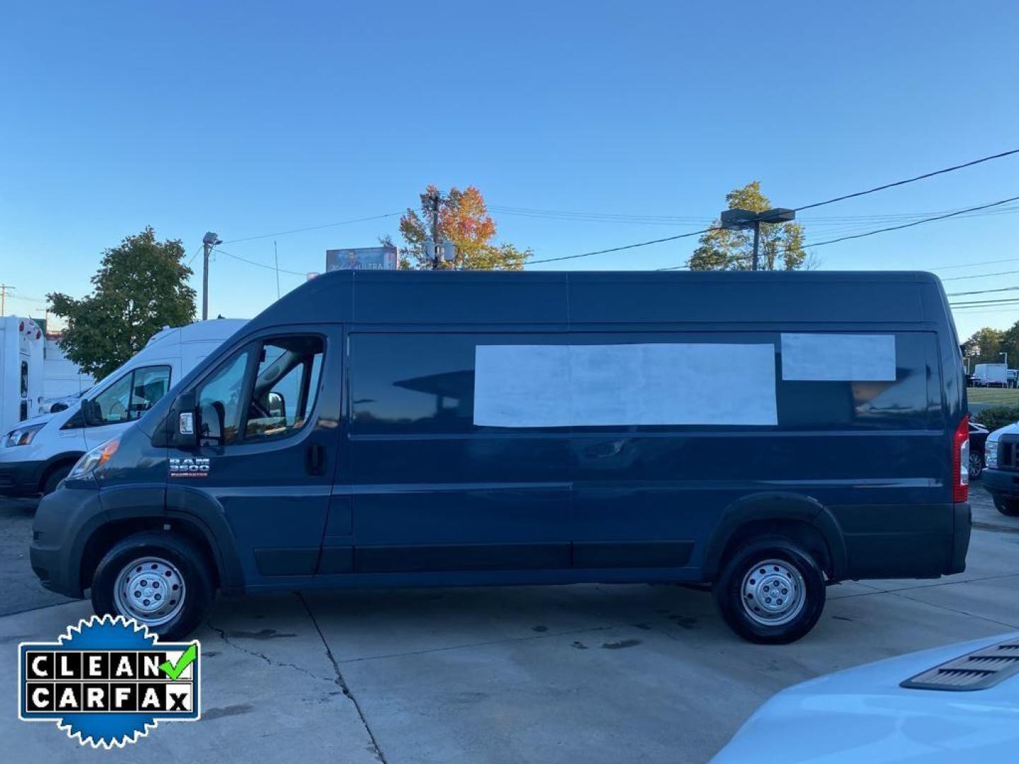 2019 Patriot Blue Pearlcoat /Black Ram ProMaster 3500 High Roof (3C6URVJG4KE) with an V6, 3.6L engine, 6-speed automatic transmission, located at 3147 E Independence Blvd, Charlotte, NC, 28205, 35.200268, -80.773651 - <b>Equipment</b><br>See what's behind you with the back up camera on this Ram ProMaster 3500. Our dealership has already run the CARFAX report and it is clean. A clean CARFAX is a great asset for resale value in the future. This 2019 Ram ProMaster 3500 features a hands-free Bluetooth phone system. - Photo#8