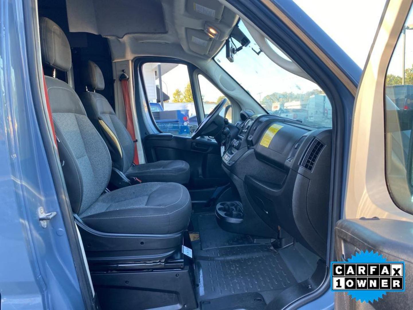 2020 Patriot Blue Pearlcoat /Black Ram ProMaster 3500 High Roof (3C6URVJG7LE) with an V6, 3.6L engine, 6-speed automatic transmission, located at 3147 E Independence Blvd, Charlotte, NC, 28205, 35.200268, -80.773651 - <b>Equipment</b><br>This Ram ProMaster 3500 features a hands-free Bluetooth phone system. Good News! This certified CARFAX 1-owner vehicle has only had one owner before you. Protect the vehicle from unwanted accidents with a cutting edge backup camera system. Front wheel drive on the Ram ProMaster 3 - Photo#20