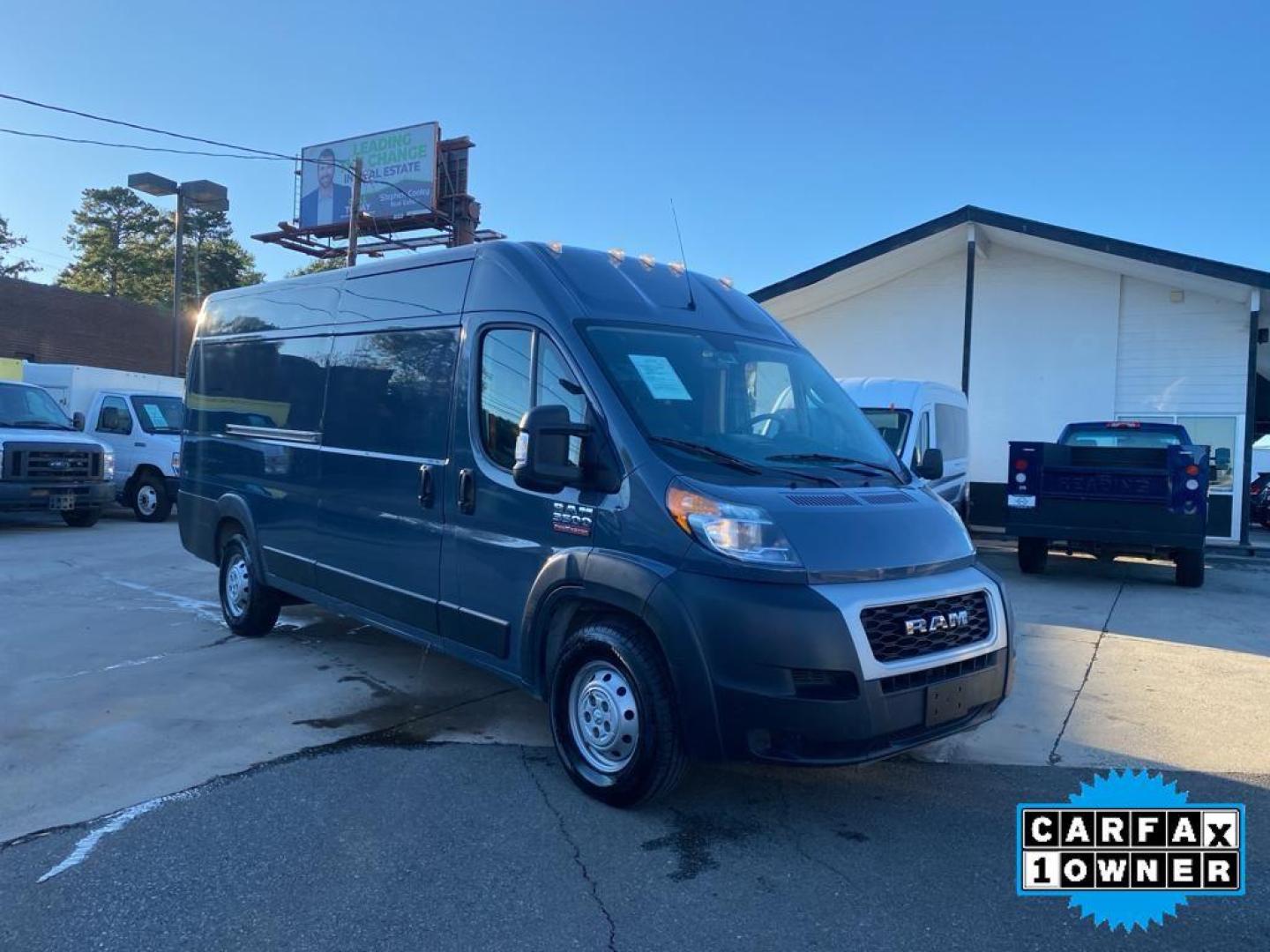 2020 Patriot Blue Pearlcoat /Black Ram ProMaster 3500 High Roof (3C6URVJG7LE) with an V6, 3.6L engine, 6-speed automatic transmission, located at 3147 E Independence Blvd, Charlotte, NC, 28205, 35.200268, -80.773651 - <b>Equipment</b><br>This Ram ProMaster 3500 features a hands-free Bluetooth phone system. Good News! This certified CARFAX 1-owner vehicle has only had one owner before you. Protect the vehicle from unwanted accidents with a cutting edge backup camera system. Front wheel drive on the Ram ProMaster 3 - Photo#6