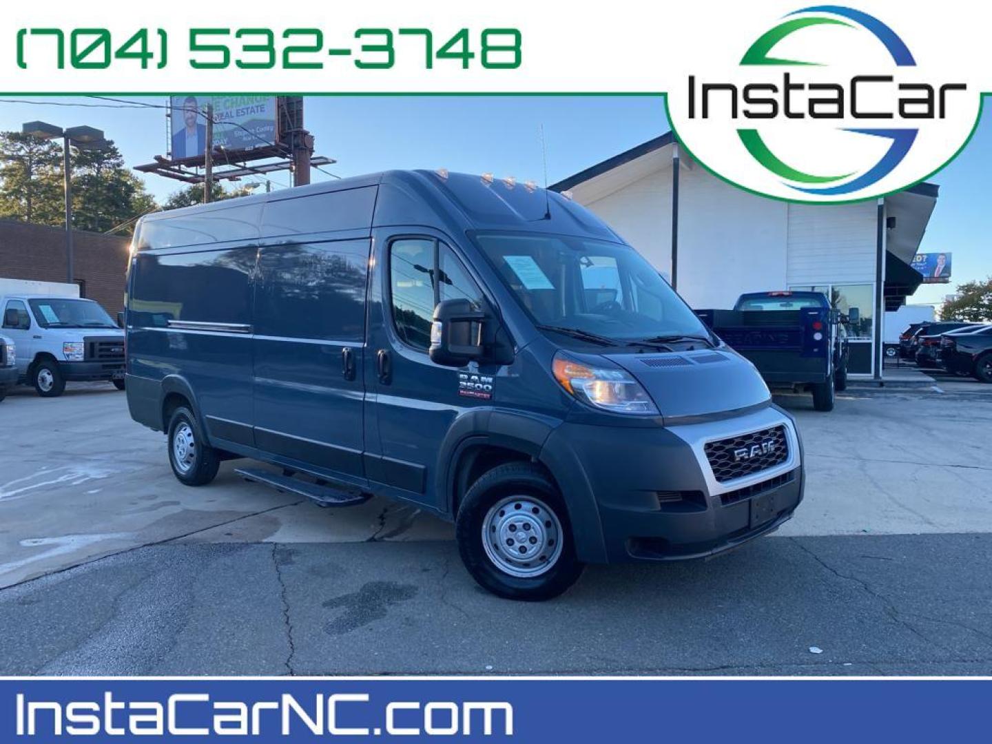 2019 Granite Crystal Metallic Clearcoat /Black Ram ProMaster 3500 High Roof (3C6URVJG8KE) with an V6, 3.6L engine, 6-speed automatic transmission, located at 3147 E Independence Blvd, Charlotte, NC, 28205, 35.200268, -80.773651 - <b>Equipment</b><br>Protect this Ram ProMaster 3500 from unwanted accidents with a cutting edge backup camera system. It features a hands-free Bluetooth phone system. This unit projects refinement with a racy metallic gray exterior. Set the temperature exactly where you are most comfortable in this - Photo#0