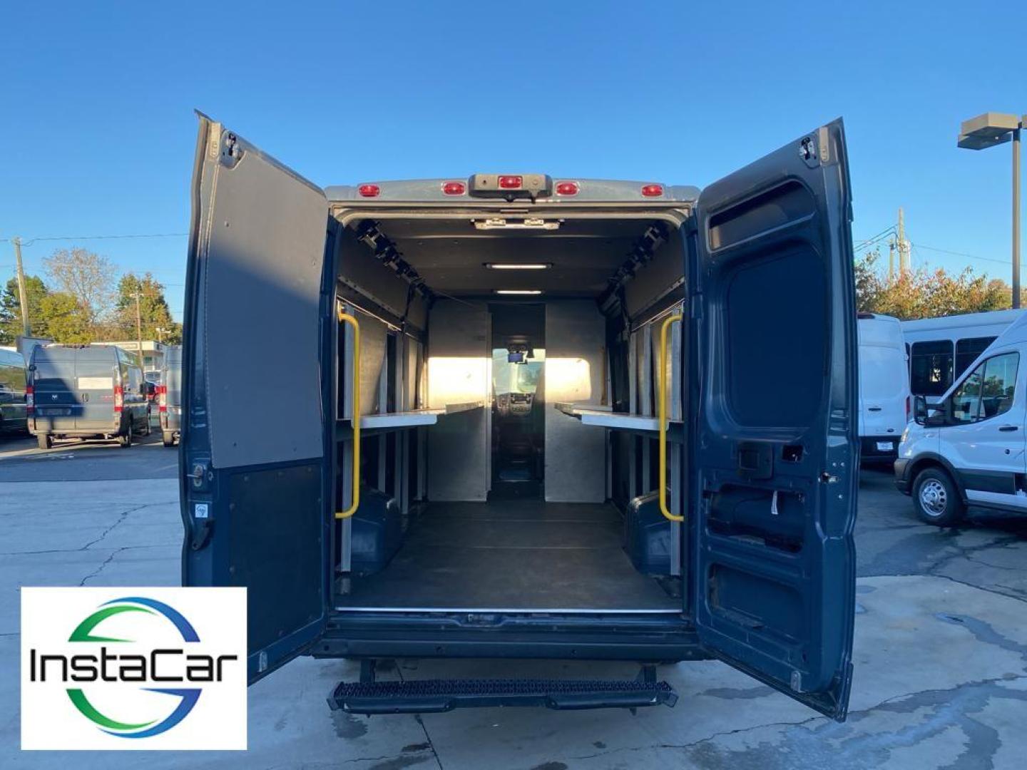 2019 Granite Crystal Metallic Clearcoat /Black Ram ProMaster 3500 High Roof (3C6URVJG8KE) with an V6, 3.6L engine, 6-speed automatic transmission, located at 3147 E Independence Blvd, Charlotte, NC, 28205, 35.200268, -80.773651 - <b>Equipment</b><br>Protect this Ram ProMaster 3500 from unwanted accidents with a cutting edge backup camera system. It features a hands-free Bluetooth phone system. This unit projects refinement with a racy metallic gray exterior. Set the temperature exactly where you are most comfortable in this - Photo#27