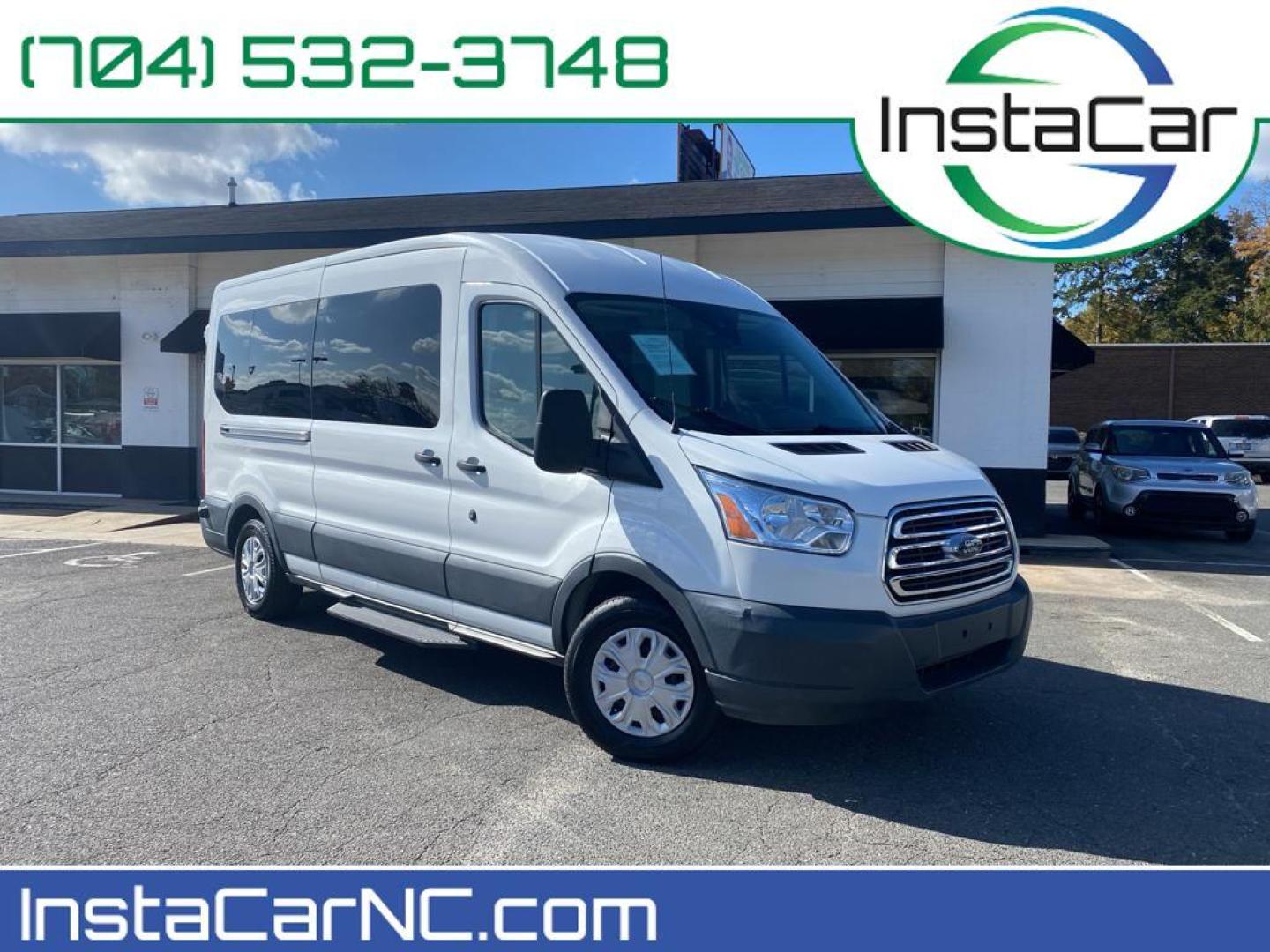 2017 WHITE Ford Transit Wagon (1FBAX2CM4HK) with an V6, 3.7L engine, Automatic transmission, located at 3147 E Independence Blvd, Charlotte, NC, 28205, 35.200268, -80.773651 - Get ready to elevate your driving and passenger experience with this remarkable 2017 Ford Transit Wagon T-350! This versatile powerhouse is the ideal choice for anyone seeking reliability, space, and modern convenience. Sporting a robust V6, 3.7L engine paired with Rear-Wheel Drive, this Transit Wag - Photo#0