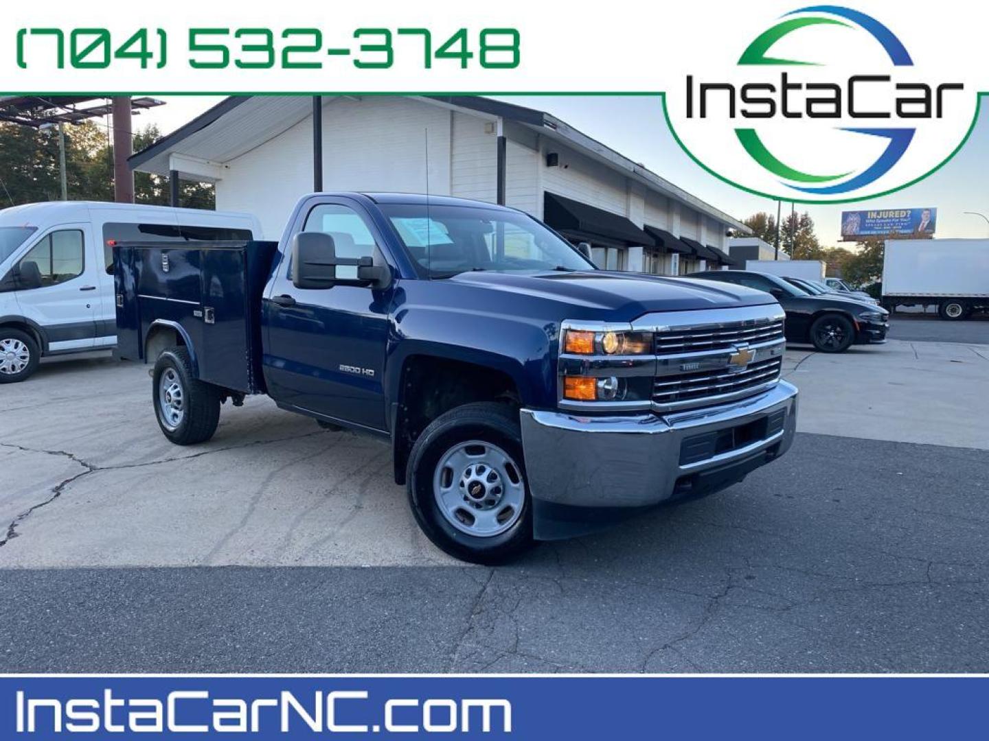 2016 Summit White /Dark Ash/Jet Black Chevrolet Silverado Work Truck (1GB0CUEG7GZ) with an V8, 6.0L engine, 6-speed automatic transmission, located at 3147 E Independence Blvd, Charlotte, NC, 28205, 35.200268, -80.773651 - <b>Equipment</b><br>Good News! This certified CARFAX 1-owner vehicle has only had one owner before you. The Chevrolet Silverado shines with clean polished lines coated with an elegant white finish. This model is rear wheel drive. This 3/4 ton pickup has a V8, 6.0L high output engine. Set the tempera - Photo#0