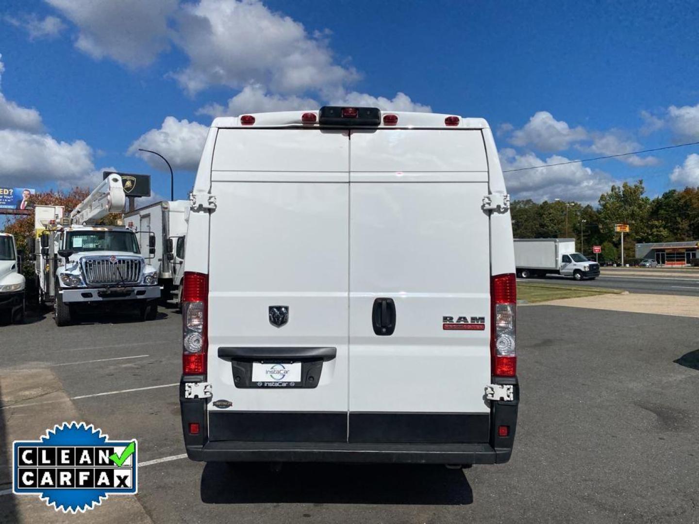 2021 Bright White Clearcoat /Black Ram ProMaster 3500 High Roof (3C6MRVJG9ME) with an V6, 3.6L engine, 6-speed automatic transmission, located at 3147 E Independence Blvd, Charlotte, NC, 28205, 35.200268, -80.773651 - <b>Equipment</b><br>See what's behind you with the back up camera on this vehicle. Our dealership has already run the CARFAX report and it is clean. A clean CARFAX is a great asset for resale value in the future. Bluetooth technology is built into this 2021 Ram ProMaster 3500 , keeping your hands o - Photo#9