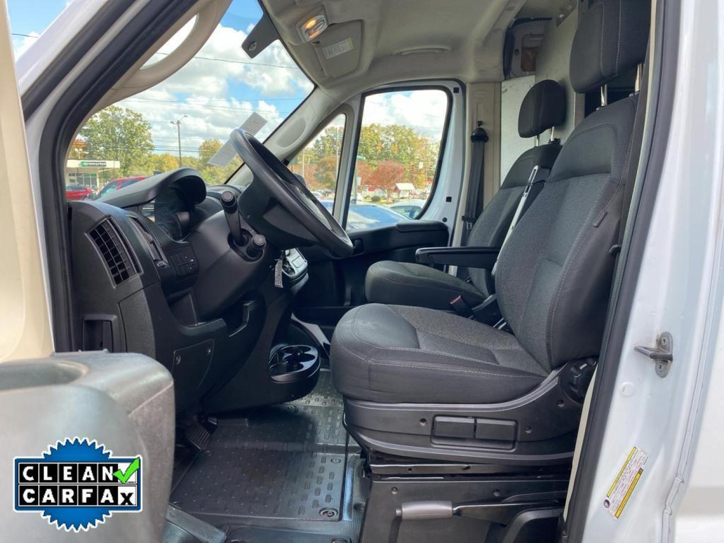 2021 Bright White Clearcoat /Black Ram ProMaster 3500 High Roof (3C6MRVJG9ME) with an V6, 3.6L engine, 6-speed automatic transmission, located at 3147 E Independence Blvd, Charlotte, NC, 28205, 35.200268, -80.773651 - <b>Equipment</b><br>See what's behind you with the back up camera on this vehicle. Our dealership has already run the CARFAX report and it is clean. A clean CARFAX is a great asset for resale value in the future. Bluetooth technology is built into this 2021 Ram ProMaster 3500 , keeping your hands o - Photo#19