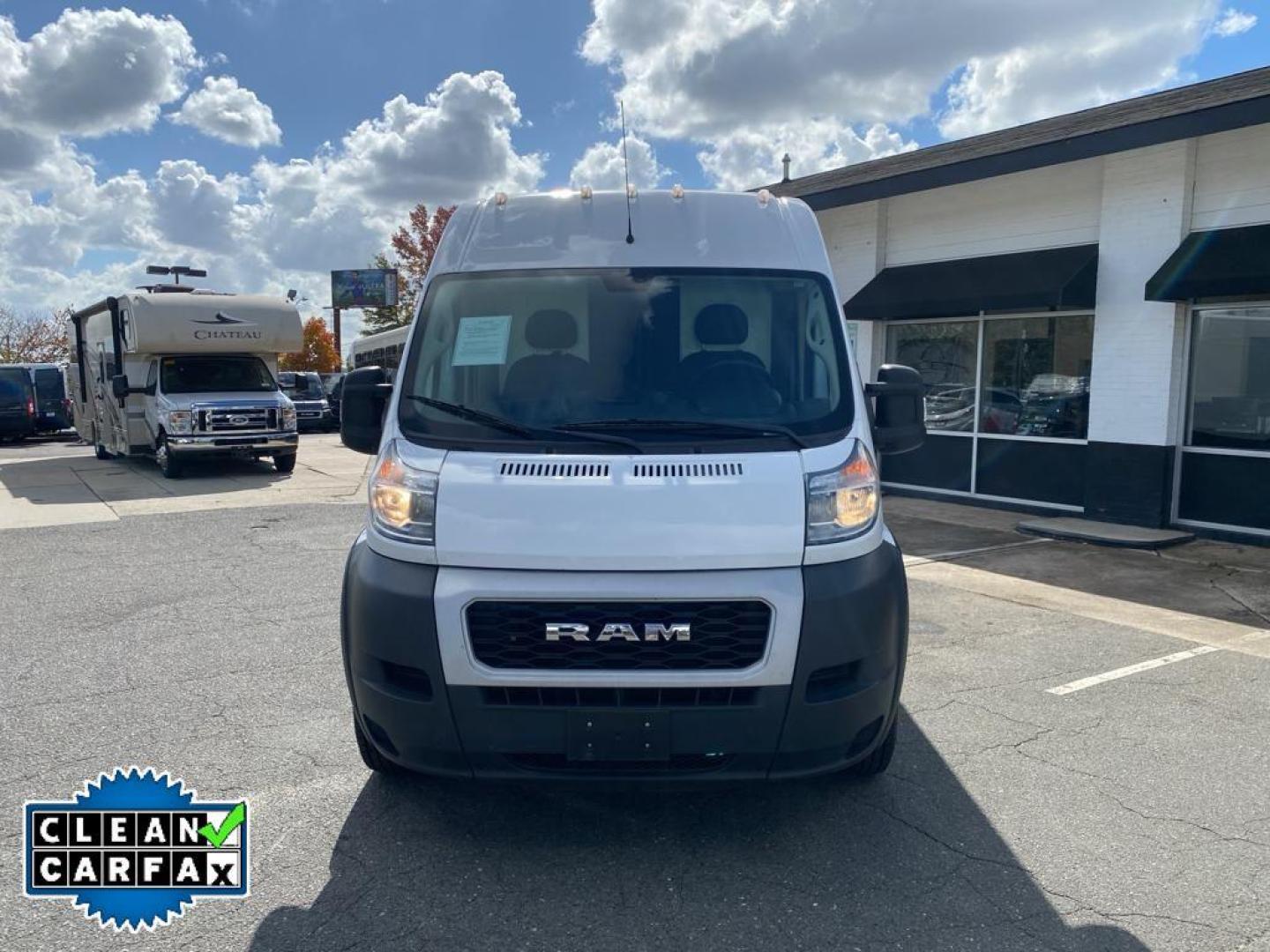 2021 Bright White Clearcoat /Black Ram ProMaster 3500 High Roof (3C6MRVJG9ME) with an V6, 3.6L engine, 6-speed automatic transmission, located at 3147 E Independence Blvd, Charlotte, NC, 28205, 35.200268, -80.773651 - <b>Equipment</b><br>See what's behind you with the back up camera on this vehicle. Our dealership has already run the CARFAX report and it is clean. A clean CARFAX is a great asset for resale value in the future. Bluetooth technology is built into this 2021 Ram ProMaster 3500 , keeping your hands o - Photo#5