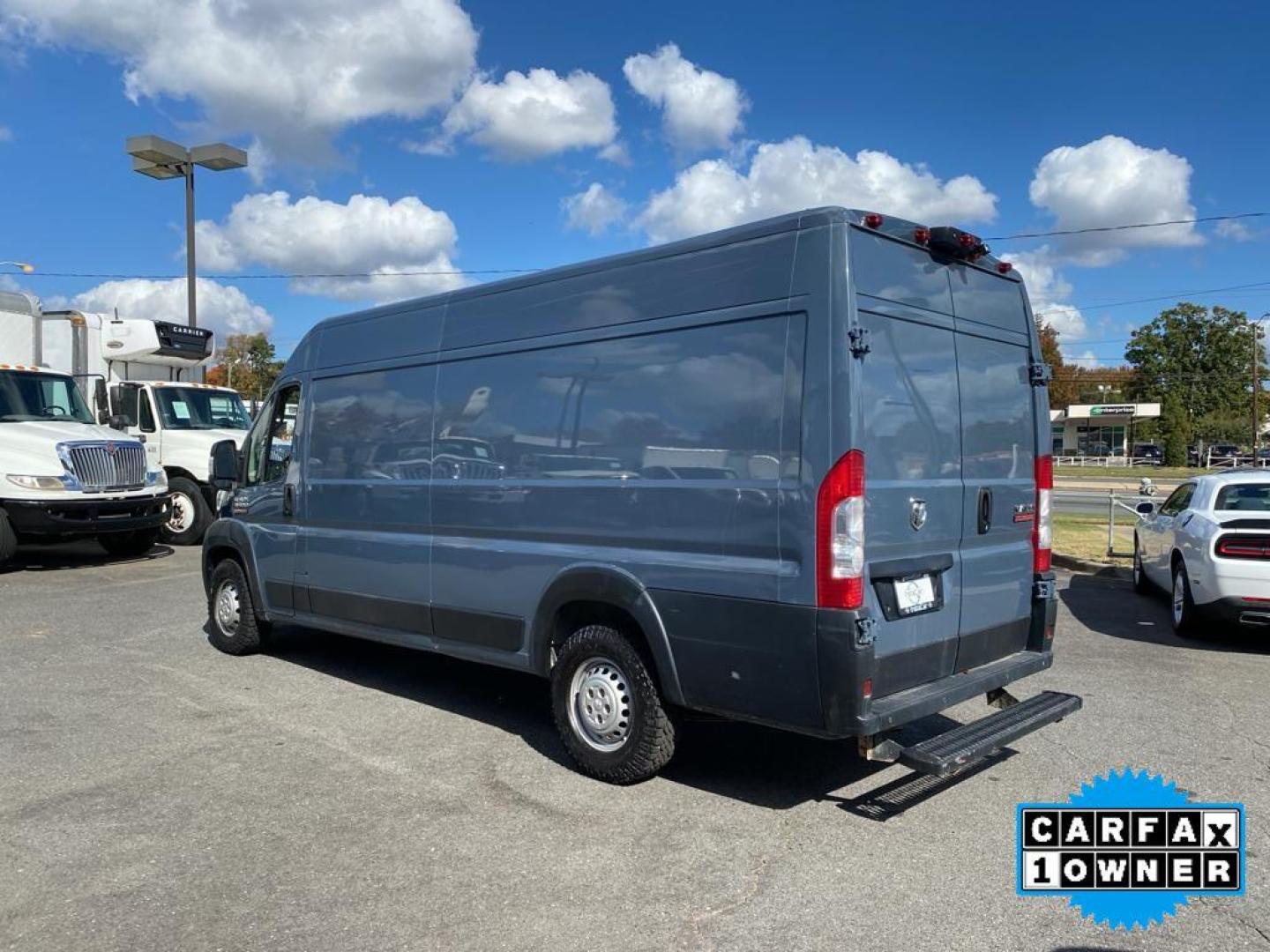 2019 Patriot Blue Pearlcoat /Black Ram ProMaster 3500 High Roof (3C6URVJG5KE) with an V6, 3.6L engine, 6-speed automatic transmission, located at 3147 E Independence Blvd, Charlotte, NC, 28205, 35.200268, -80.773651 - <b>Equipment</b><br>It features a hands-free Bluetooth phone system. This vehicle is a certified CARFAX 1-owner. Protect the vehicle from unwanted accidents with a cutting edge backup camera system. Maintaining a stable interior temperature in this vehicle is easy with the climate control system. Th - Photo#8